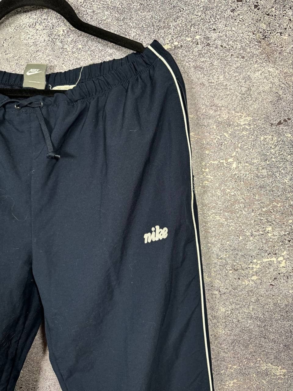 Nike VTG Nike Parachute Sweatpants Blue Pants White Stripes Size US 36 / EU 52 - 4 Thumbnail