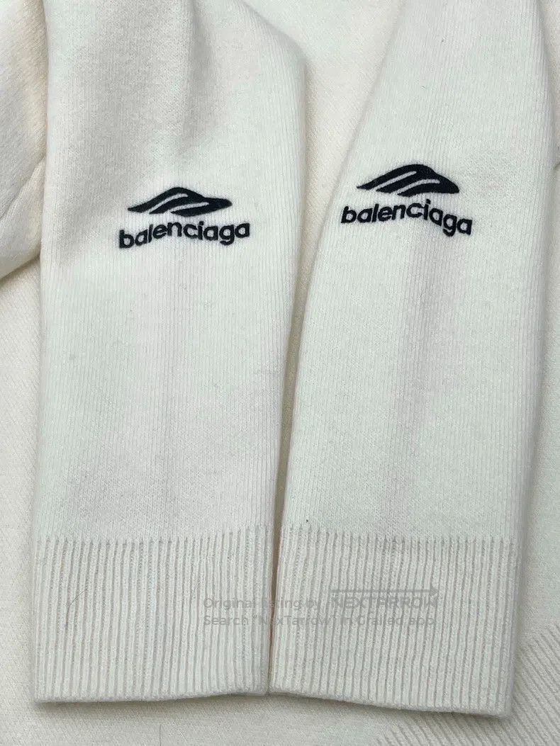 Balenciaga Balenciaga 3B White Sweater Size US XS / EU 42 / 0 - 5 Thumbnail