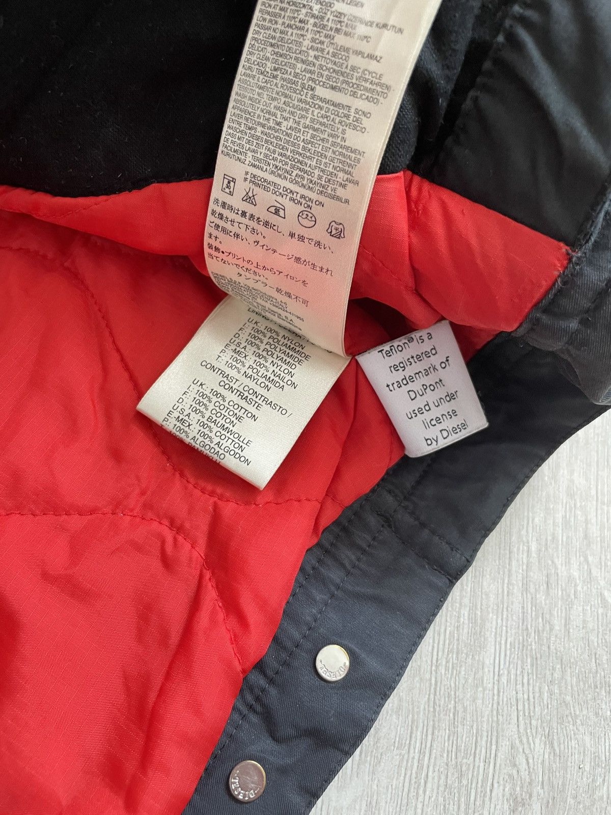 Vintage Diesel Industry Jacket Nylon Y2k Cyber Streetwear