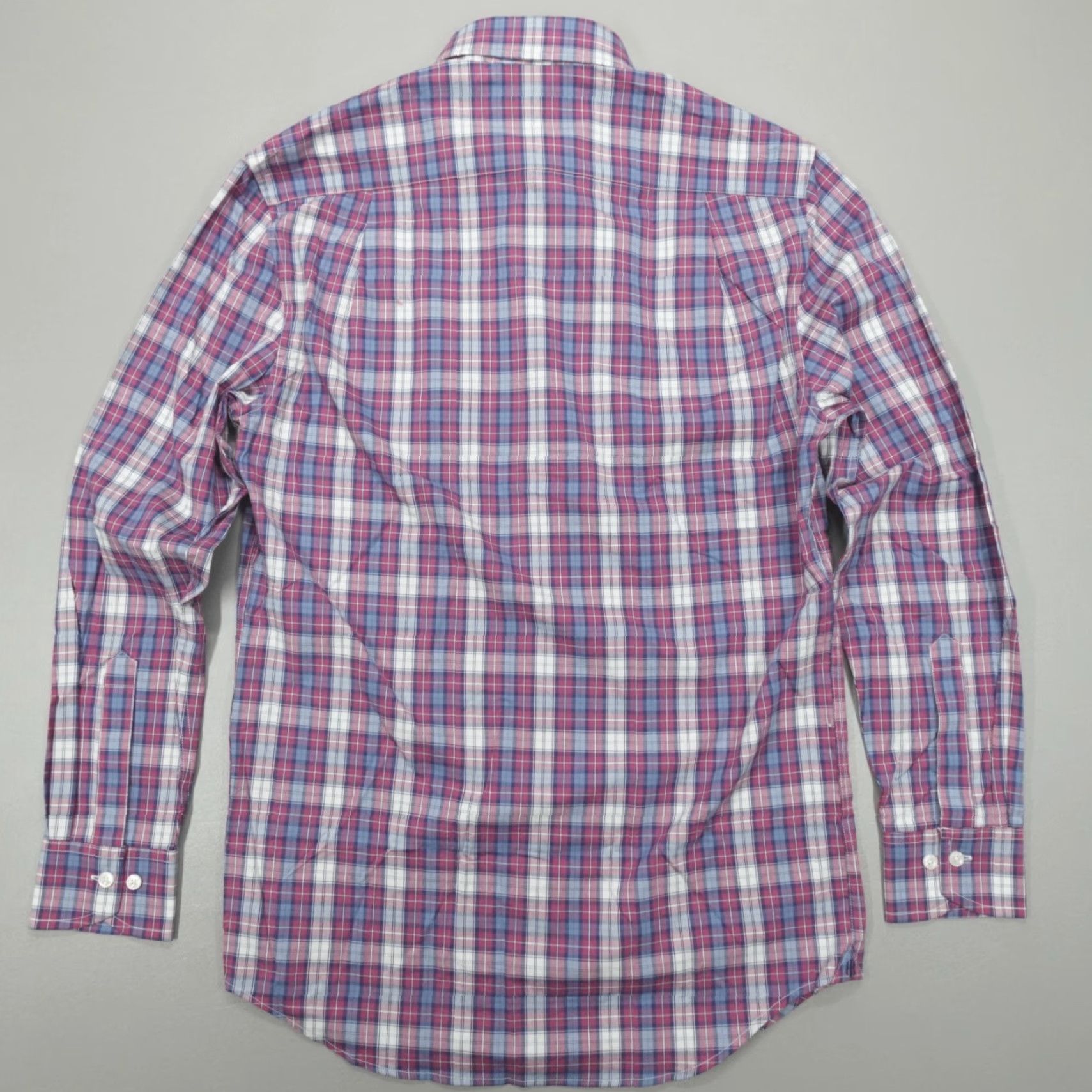 Vintage Holderness & Bourne The Andrews Tailored Fit Shirt Mens M Stretch Plaid VCL Size US M / EU 48-50 / 2 - 8 Thumbnail