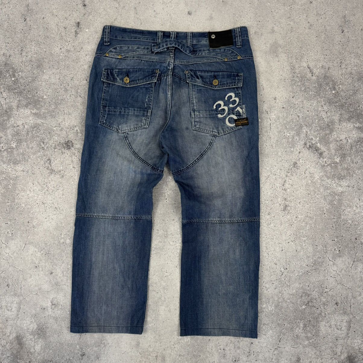 G-Star Vintage G-Star RAW GS3301 Double Knee Big Logo Denim Jeans Size US 30 / EU 46 - 1 Thumbnail