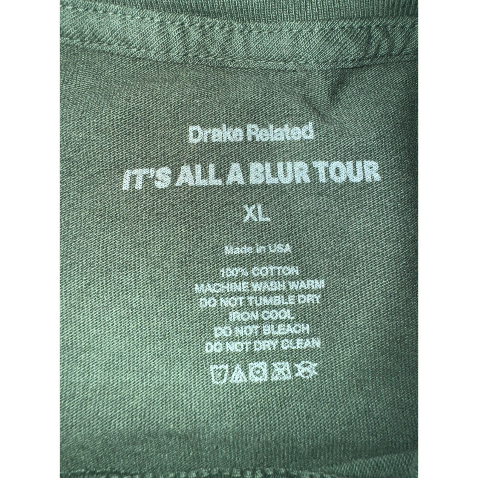 Drake Drake It’s All A Blur Tour T-Shirt XL IAAB Official Merch Size US XL / EU 56 / 4 - 3 Thumbnail