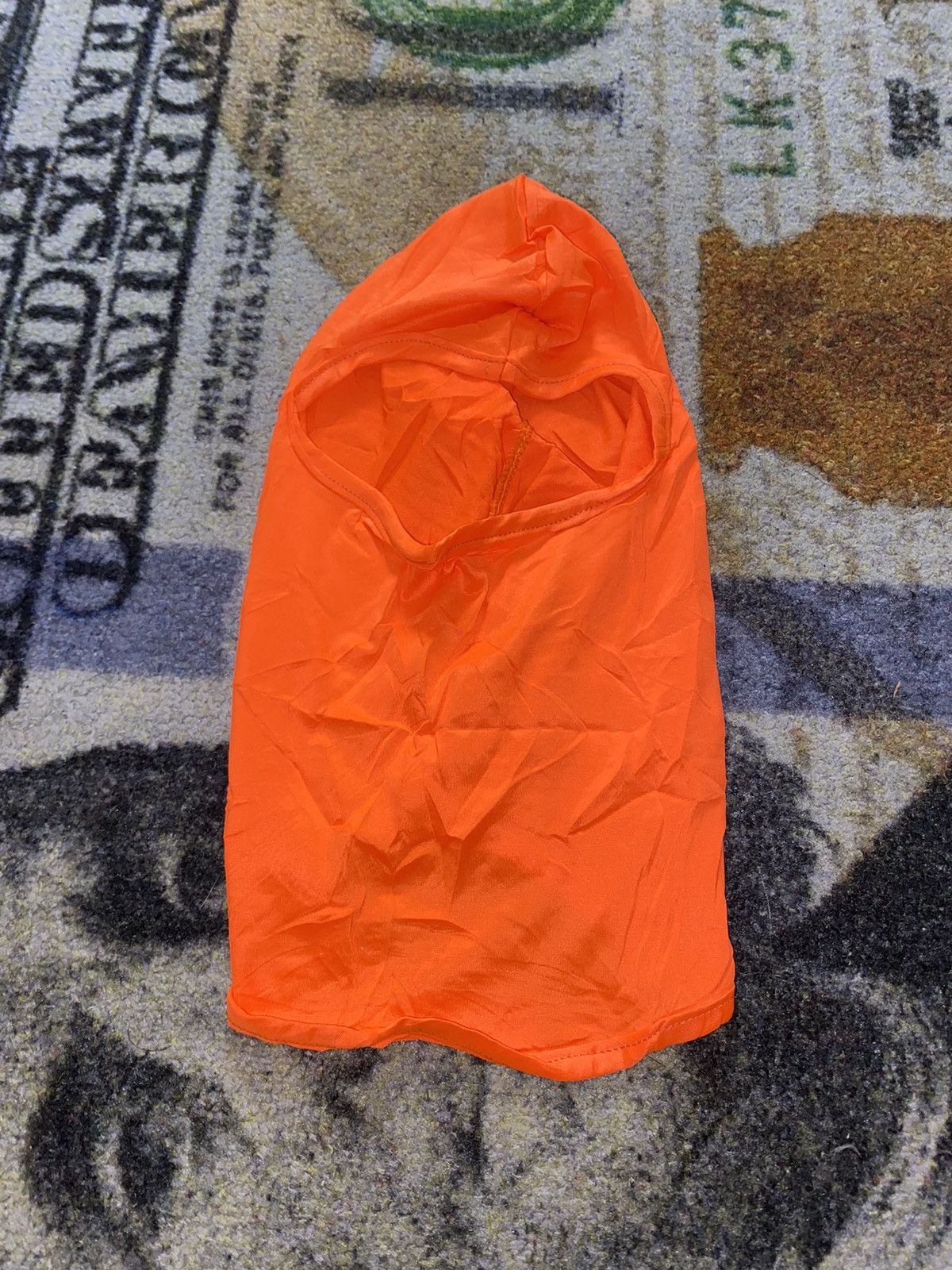 Other No Brand Ski Mask / Balaclava Orange Size ONE SIZE - 2 Thumbnail