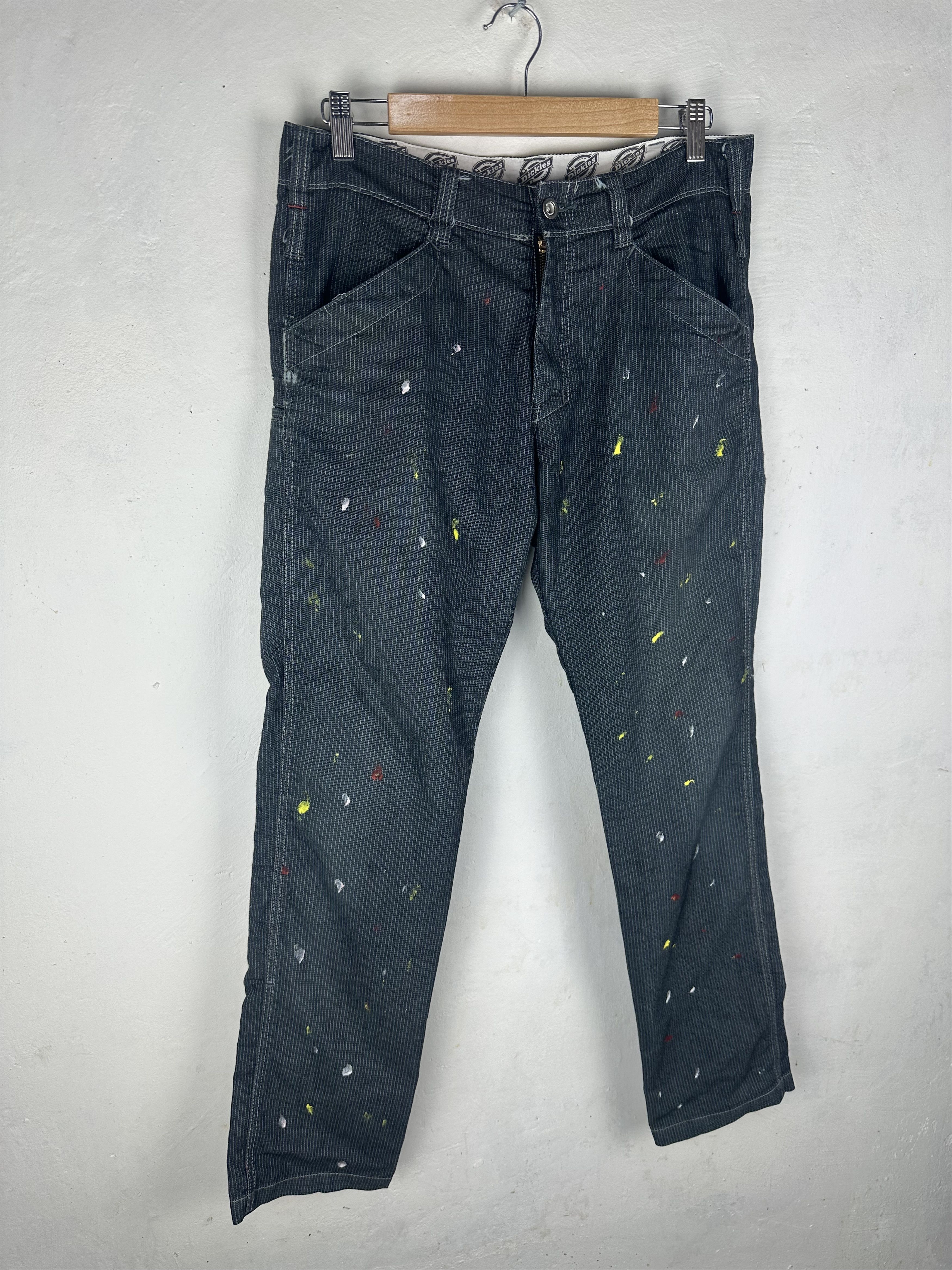 Dickies DICKIES VINTAGE OVER THE STRIPES PAINTED CASUAL PANTS Size US 32 / EU 48 - 5 Thumbnail