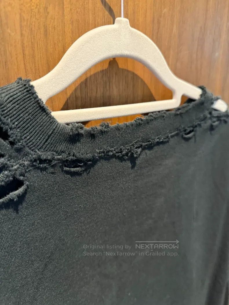Balenciaga Balenciaga Distressed Long Sleeve Size US L / EU 52-54 / 3 - 3 Thumbnail