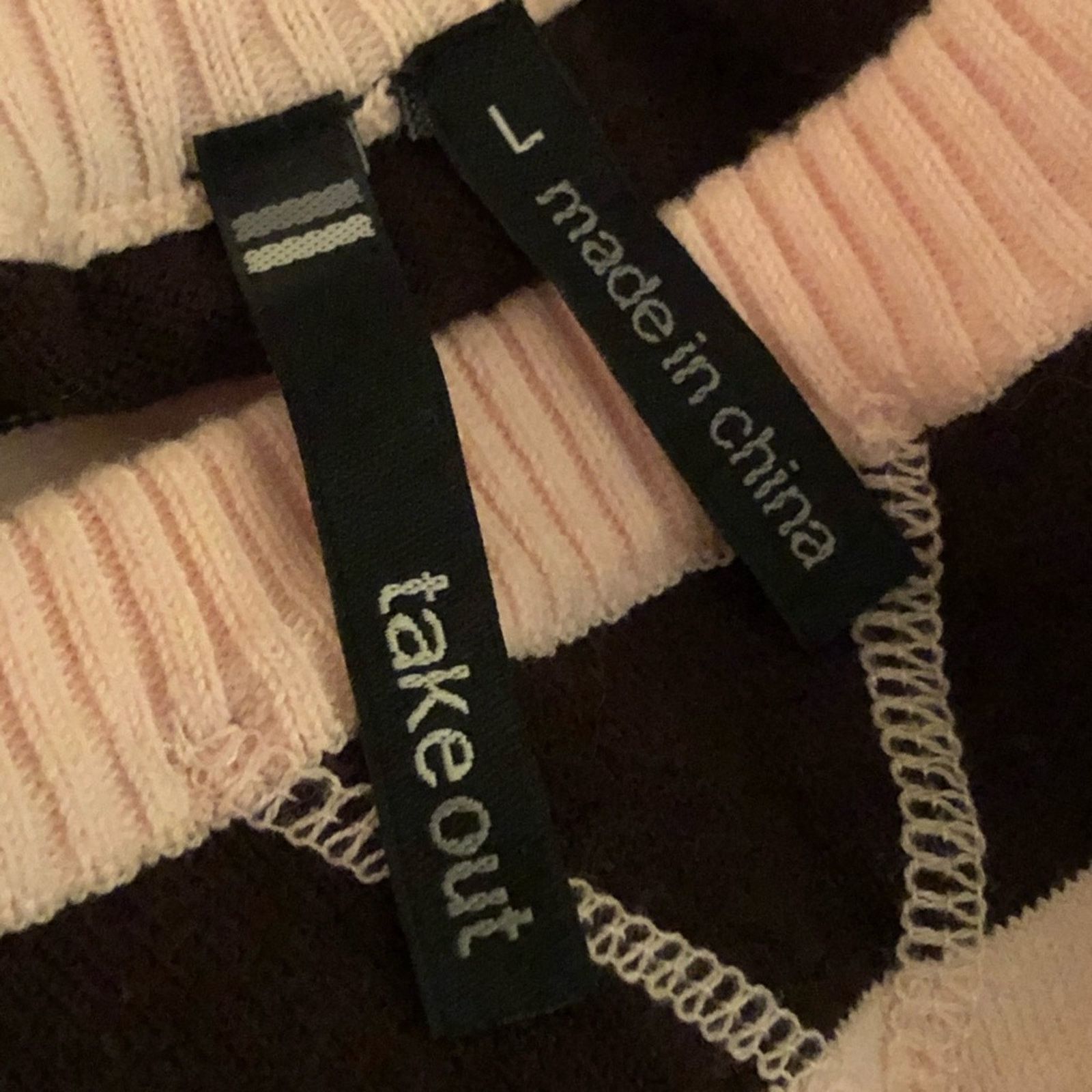 Other Take Out brand crew neck stripe tunic sweater Size L / US 10 / IT 46 - 9 Thumbnail