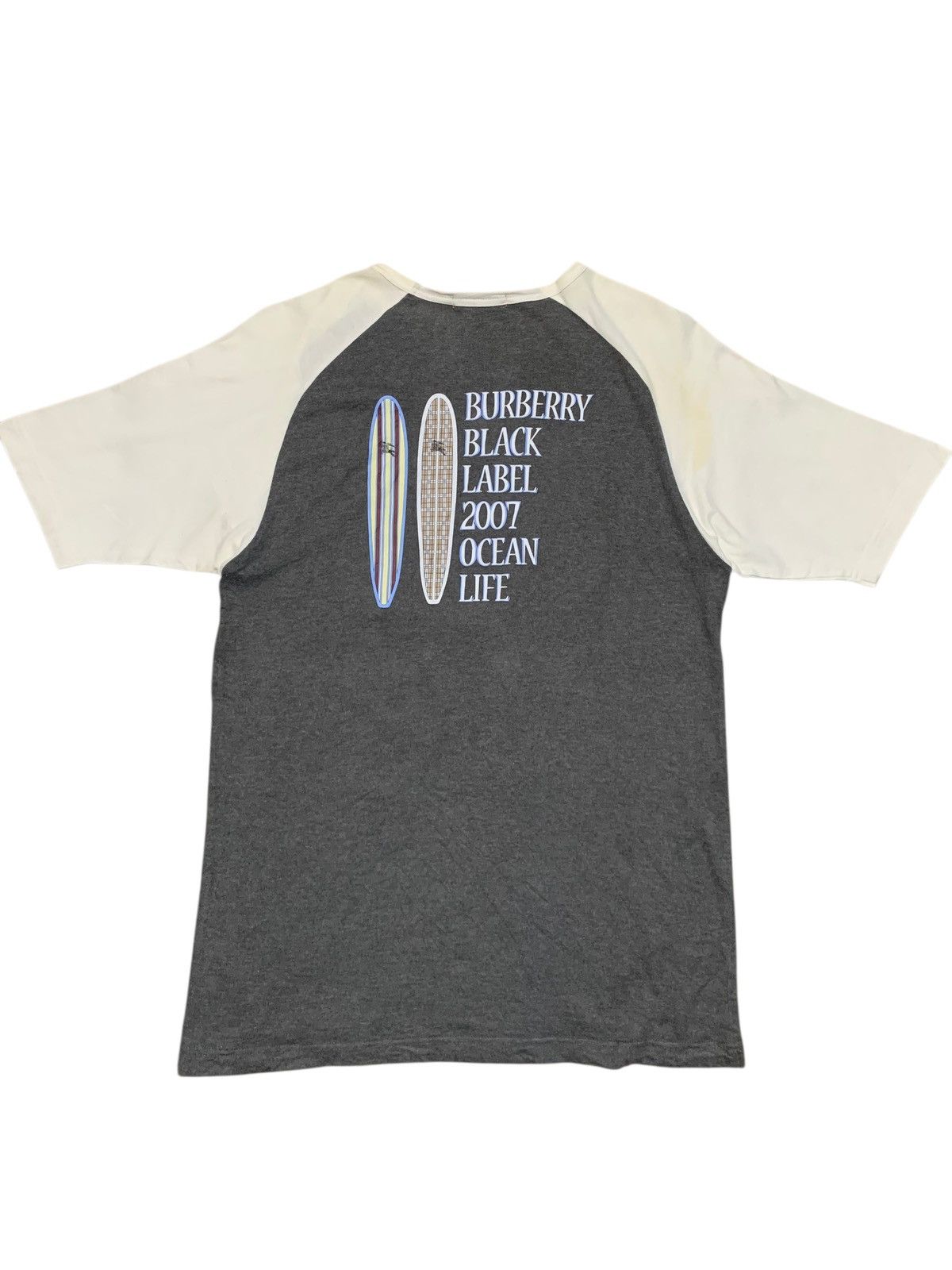 Burberry Vintage Burberry black label 2007 free ride raglan tee Size US M / EU 48-50 / 2 - 2 Thumbnail