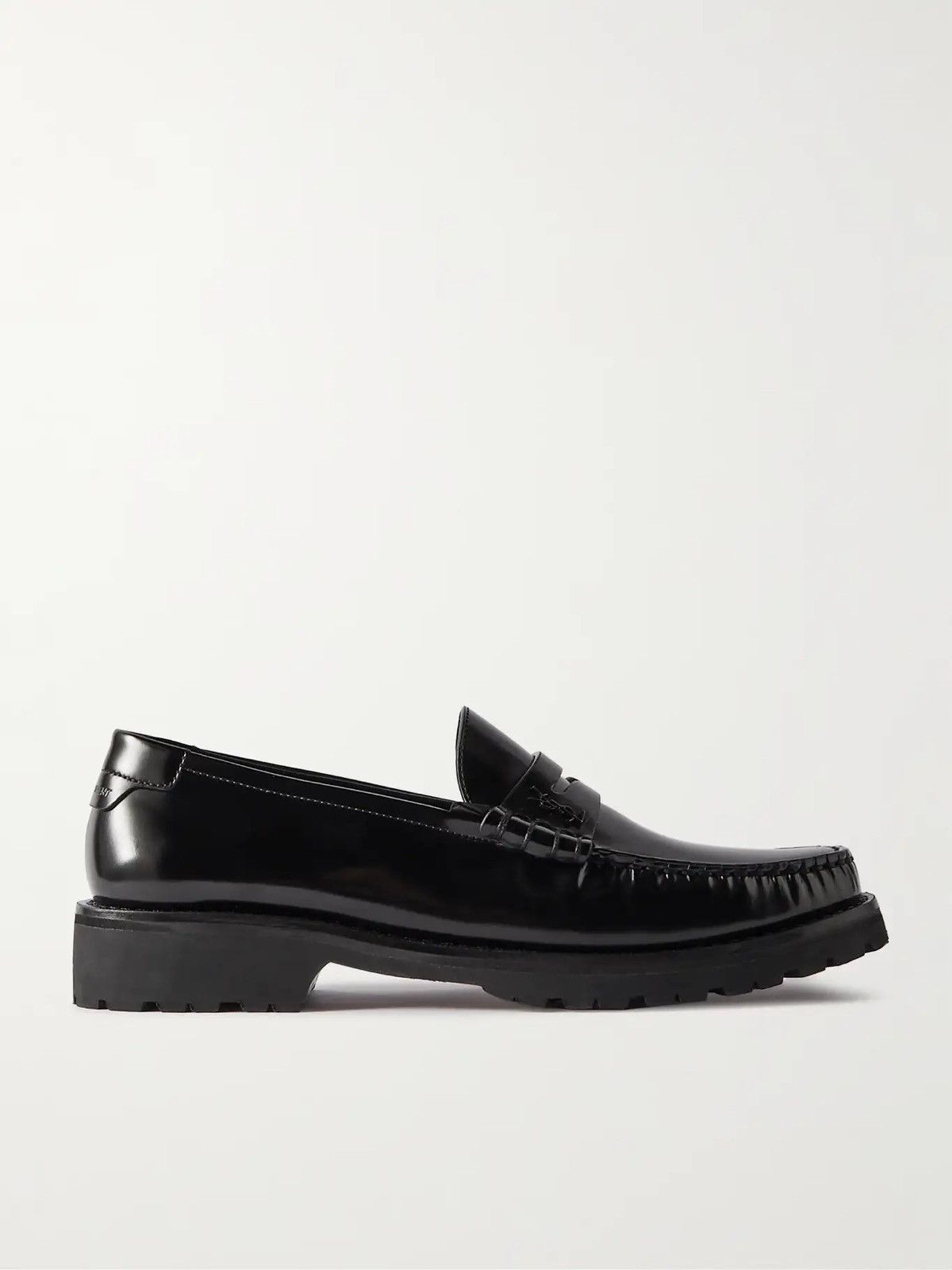 Saint Laurent Paris Size 38 / 7.5W SAINT LAURENT Le Loafer leather loafers Size US 8 / IT 38 - 1 Thumbnail