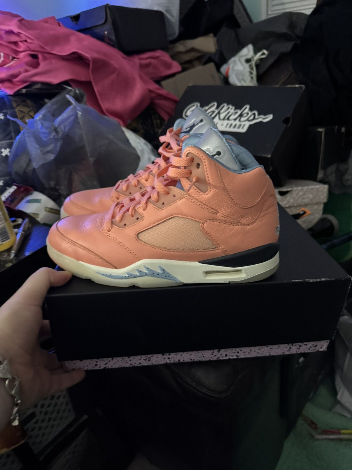Jordan Brand Jordan 5 dj khaled we the best size 9 with box. Used Size US 9 / EU 42 - 8 Thumbnail