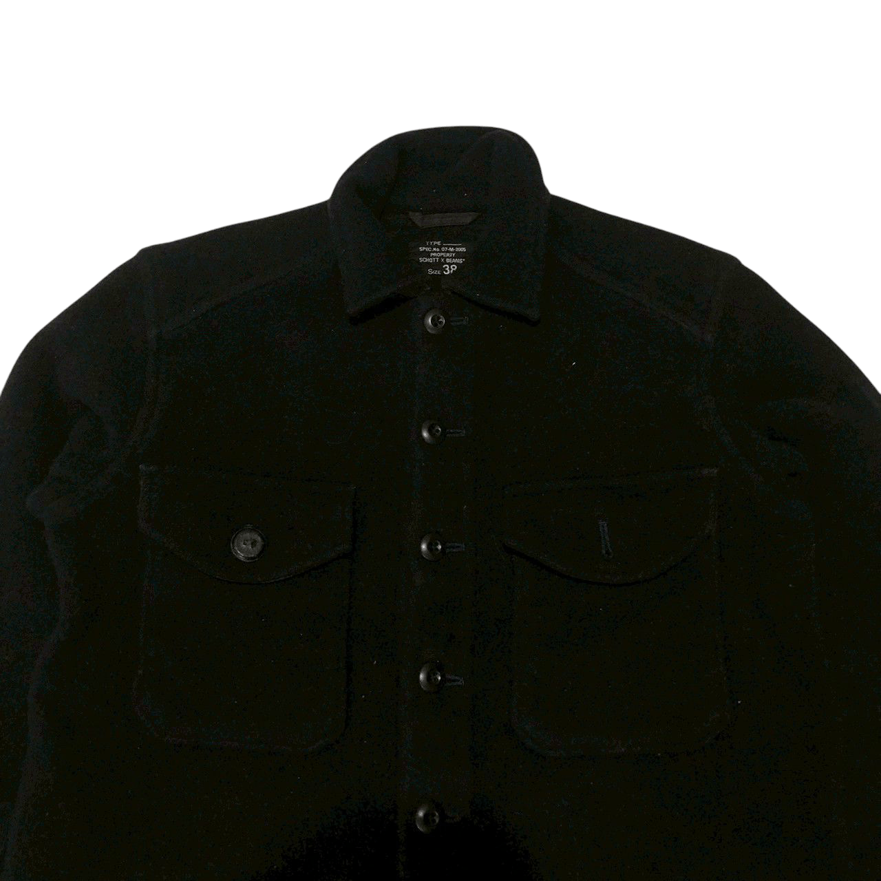 Schott Schott x BEAMS+ Navy Army Uniform Wool Jacket (Size 38) Size US M / EU 48-50 / 2 - 2 Thumbnail