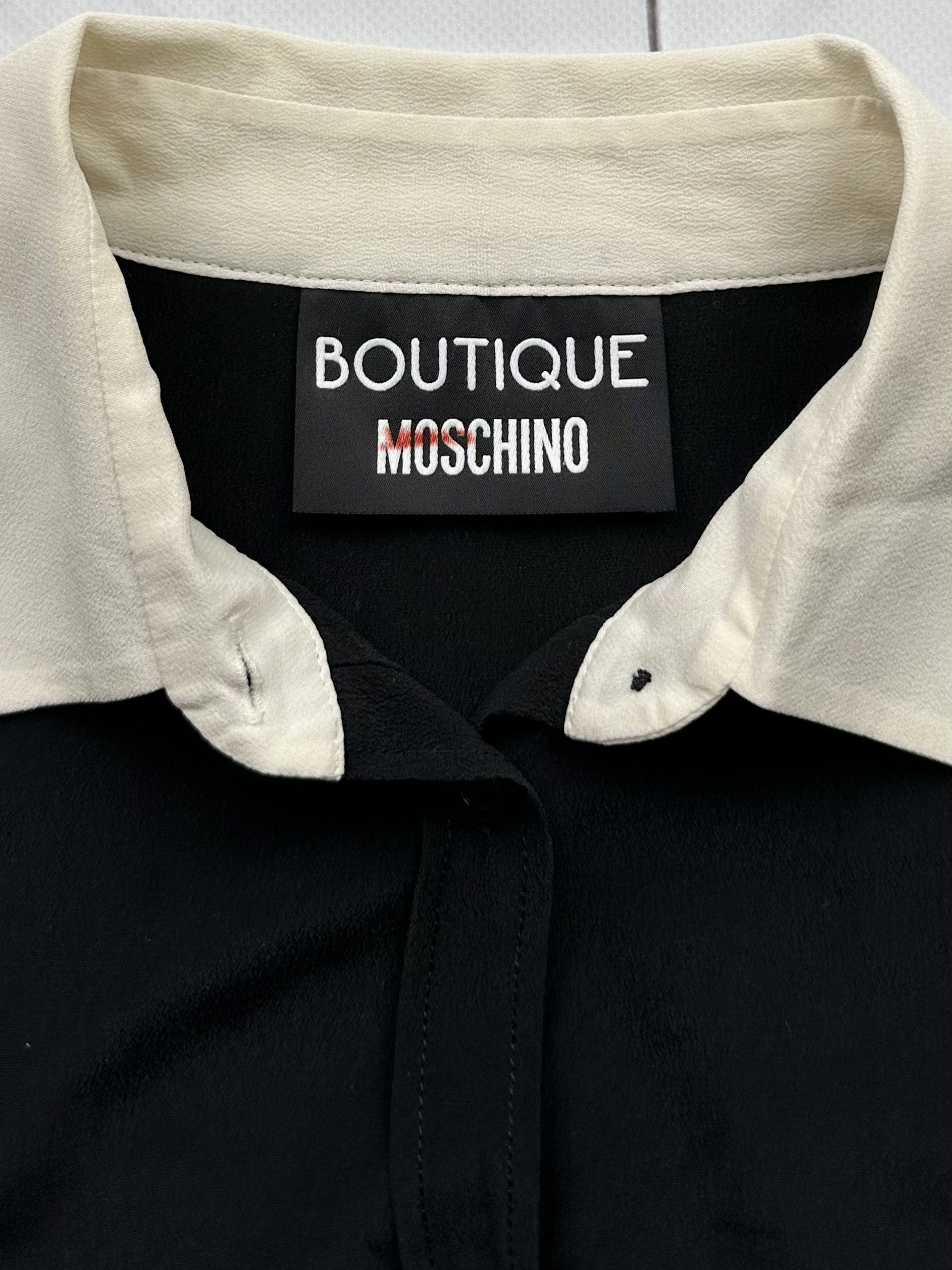 Boutique Moschino Boutique Moschino Silk Blouse (B283) Size M / US 6-8 / IT 42-44 - 4 Thumbnail