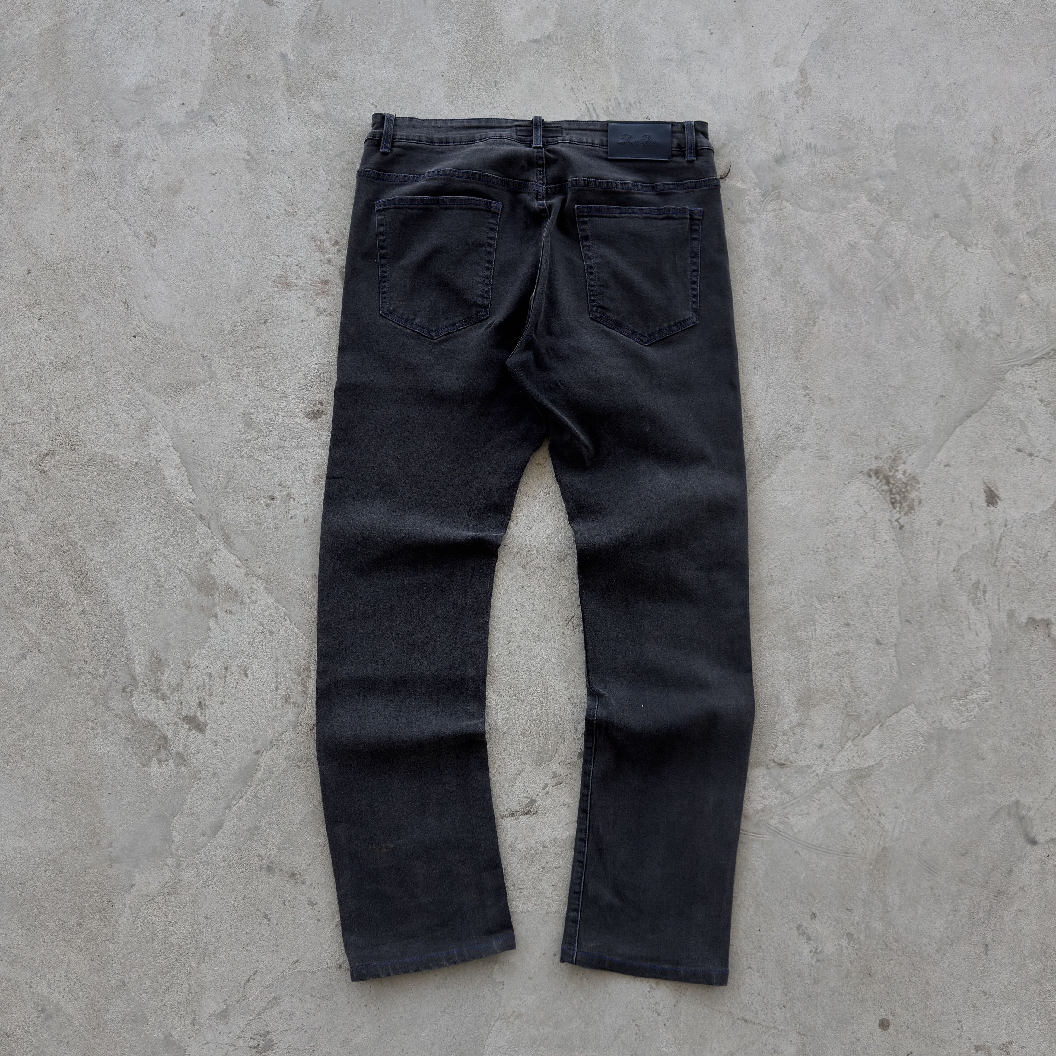 Loro Piana Loro Piana Slim Fit Distressed Grey Jeans Made In Italy W33 Size US 33 - 2 Thumbnail