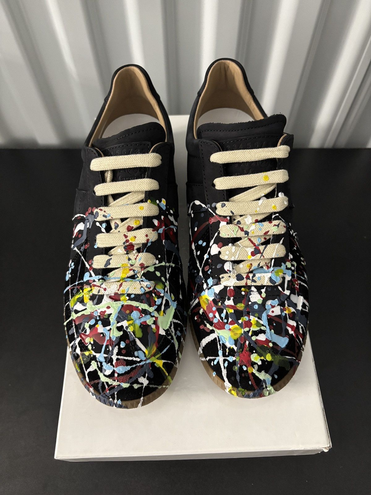 Margiela replica paint splatter