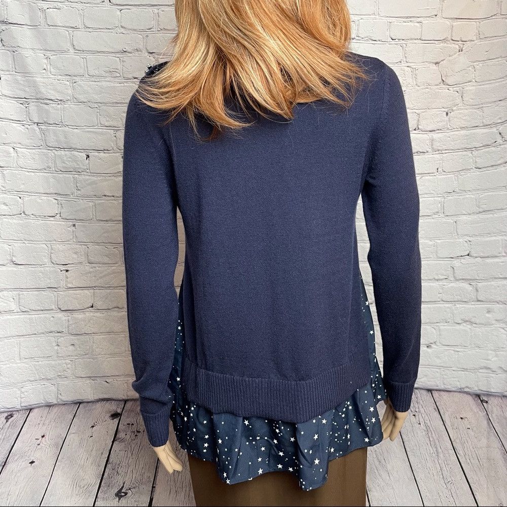 Kate Spade New Broome Street Kate Spade Wool Night Sky Mixed Media Blu Size XXS / US 00 / IT 34 - 5 Thumbnail