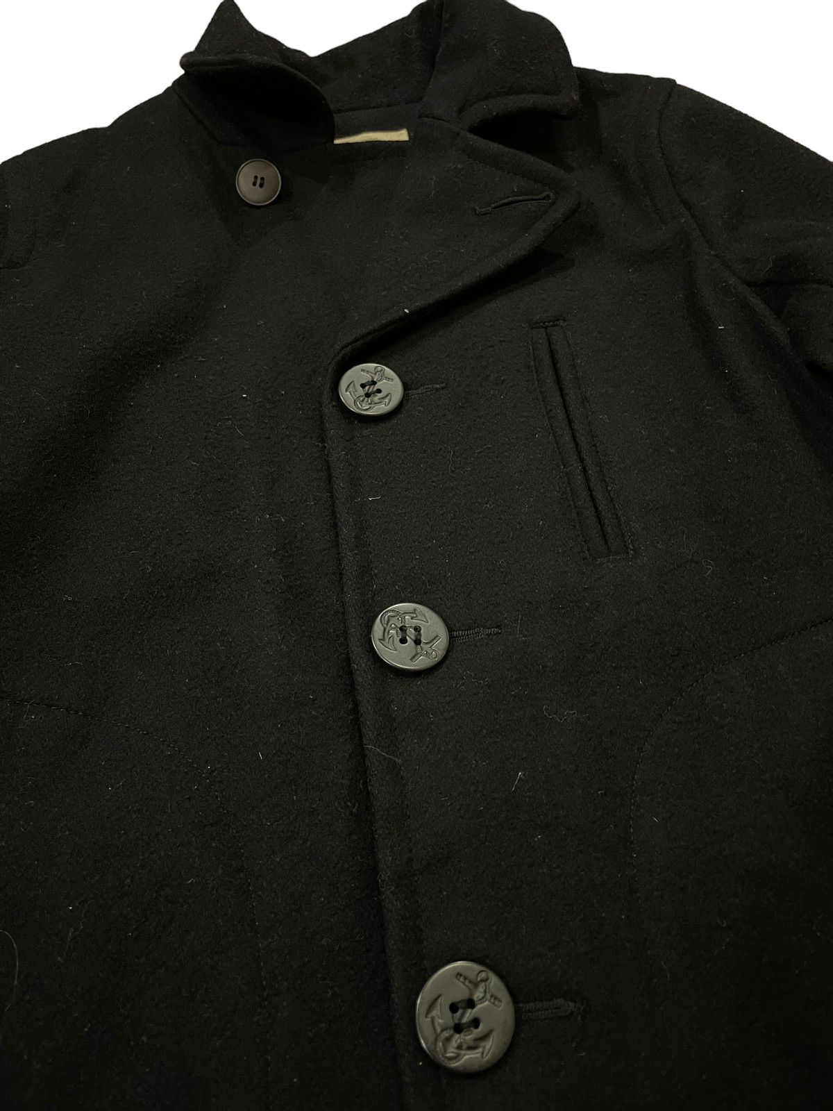 Japanese Brand Cube Sugar Wool Bondage Punk Winter Coat Jacket Size US M / EU 48-50 / 2 - 8 Thumbnail