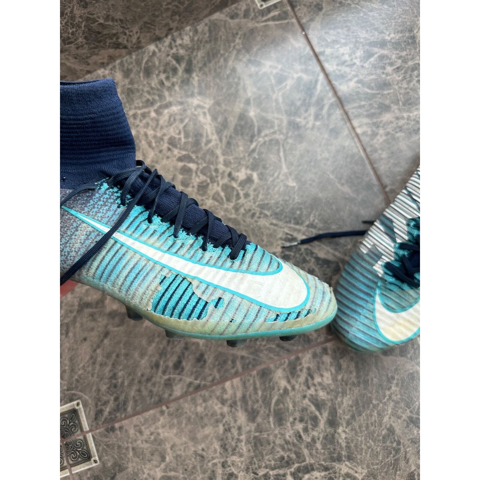 Nike Nike Mercurial Superfly AG-Pro Men’s Boots Cleats 831955-414 Size US 10 / EU 43 - 17 Thumbnail