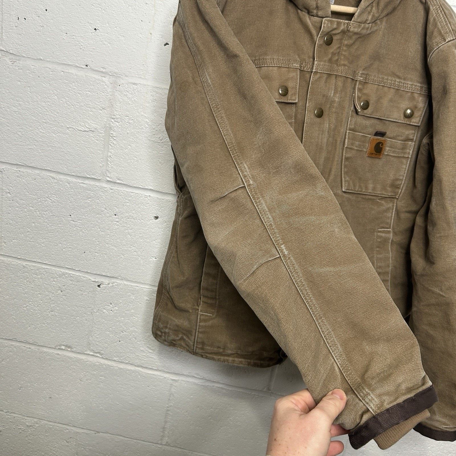 Carhartt Carhartt Sherpa-Lined Bartlett Hooded Jacket “Brown” Size US S / EU 44-46 / 1 - 10 Thumbnail