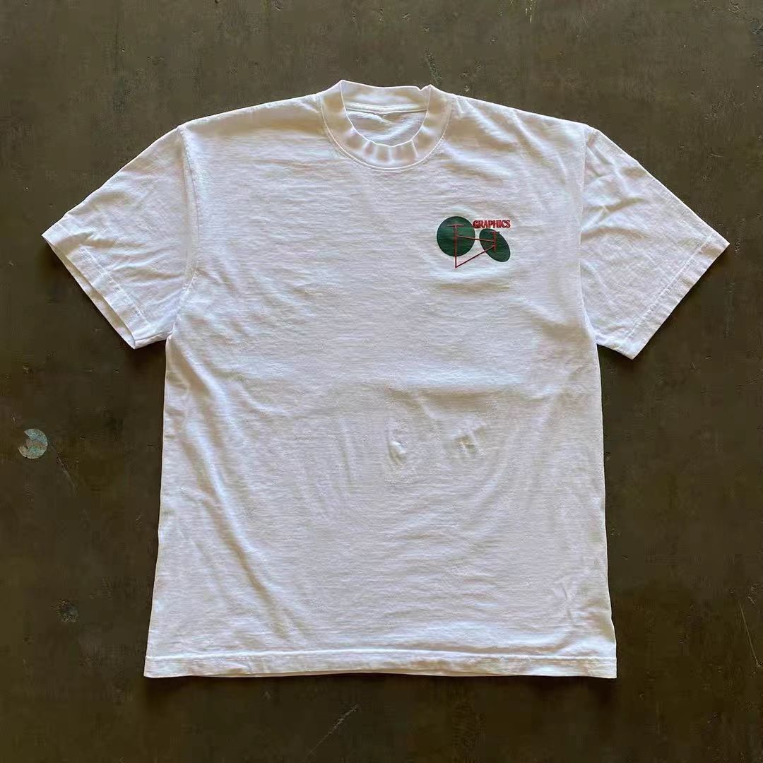 Japanese Brand × Vintage Casual retro bicycle pattern loose cotton t-shirt Size US M / EU 48-50 / 2 - 2 Thumbnail