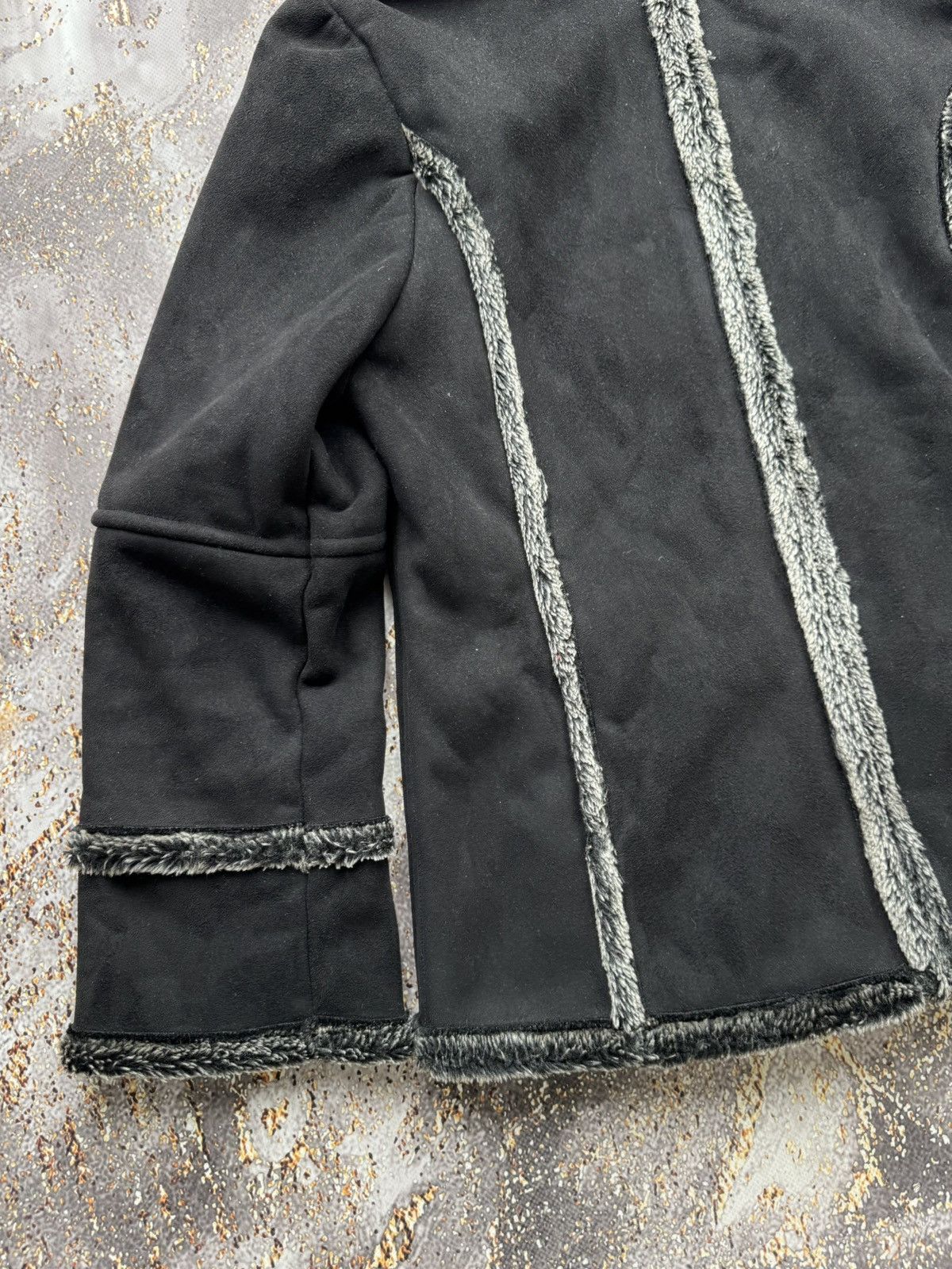 Vintage Vintage Faux Fur Hooded Jacket Size XS / US 0-2 / IT 36-38 - 2 Thumbnail