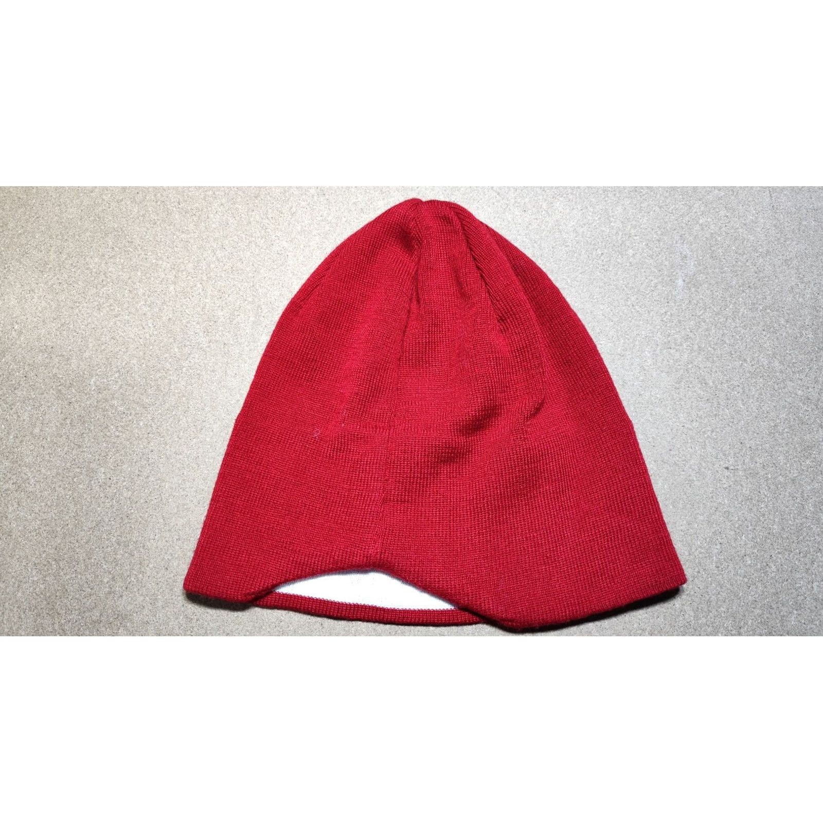 Vintage JANUS 100% Wool Red Beanie Hat One Size 55 - 57 Winter Lined Thermal Outdoor Unisex Adults Mens Womens Size ONE SIZE - 4 Thumbnail