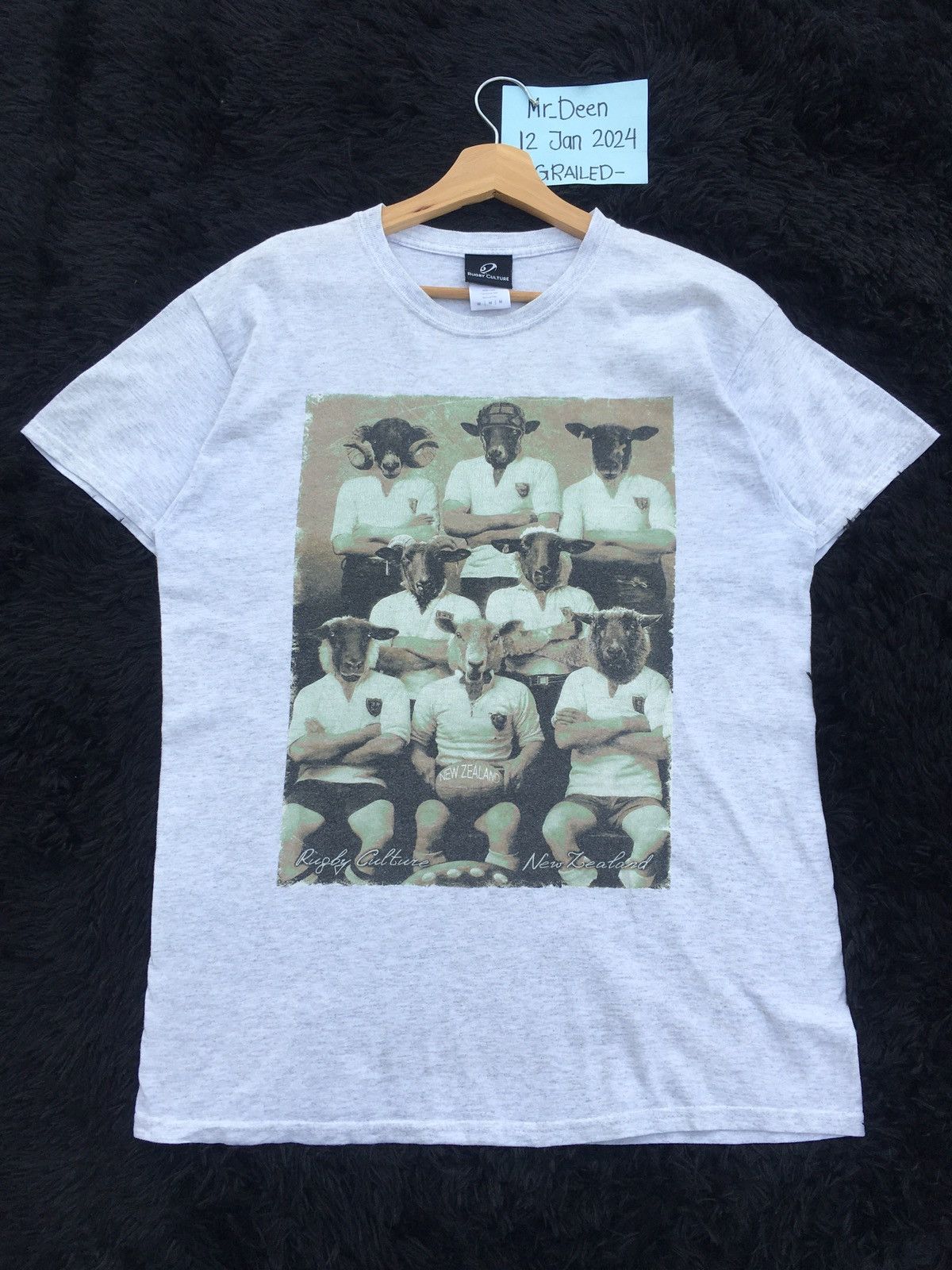 Vintage Rare Vintage Rugby Culture New Zealand Tshirt Size US M / EU 48-50 / 2 - 1 Thumbnail