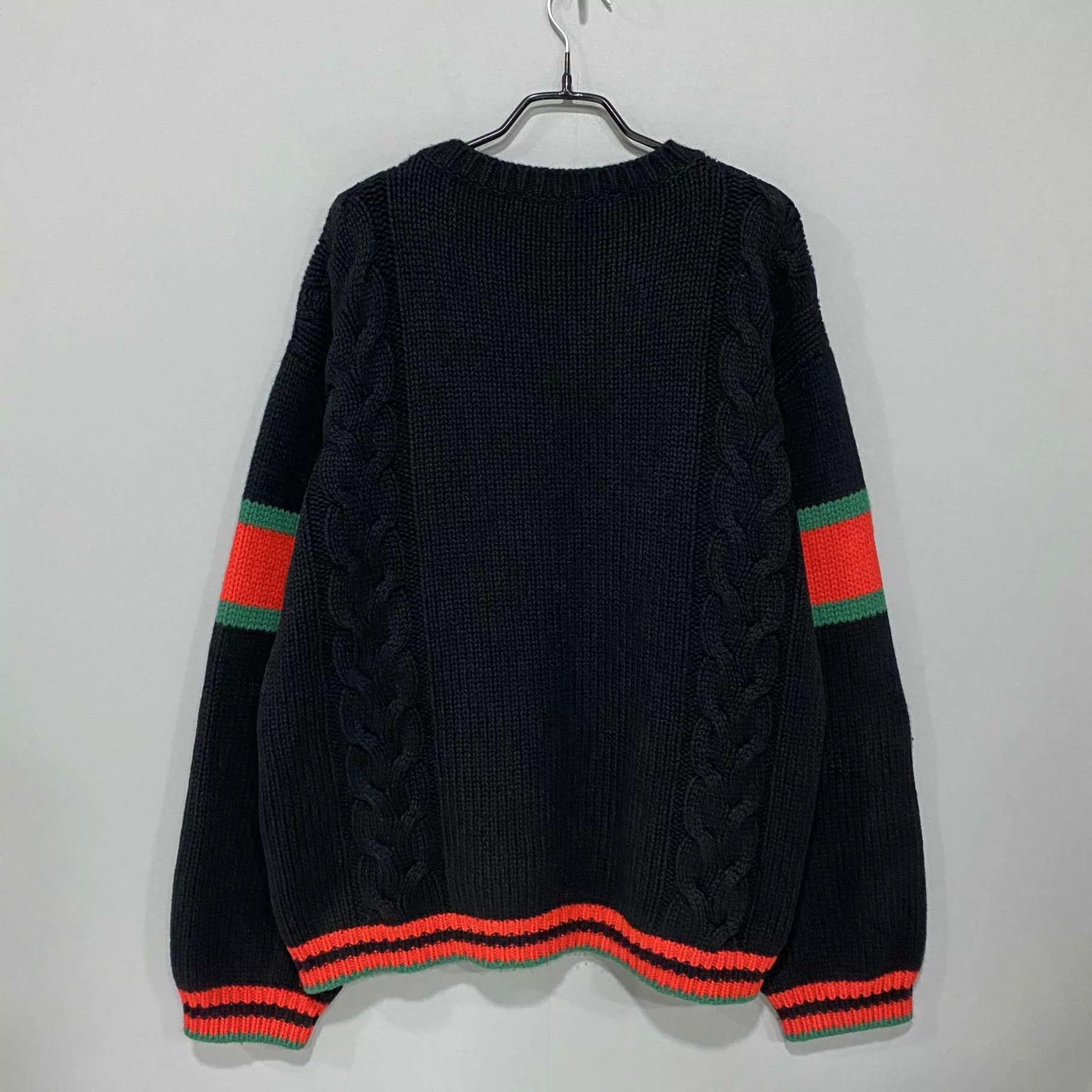 Gucci Gucci Classic Stripe Cable Knit Sweater XL Size US XL / EU 56 / 4 - 2 Thumbnail