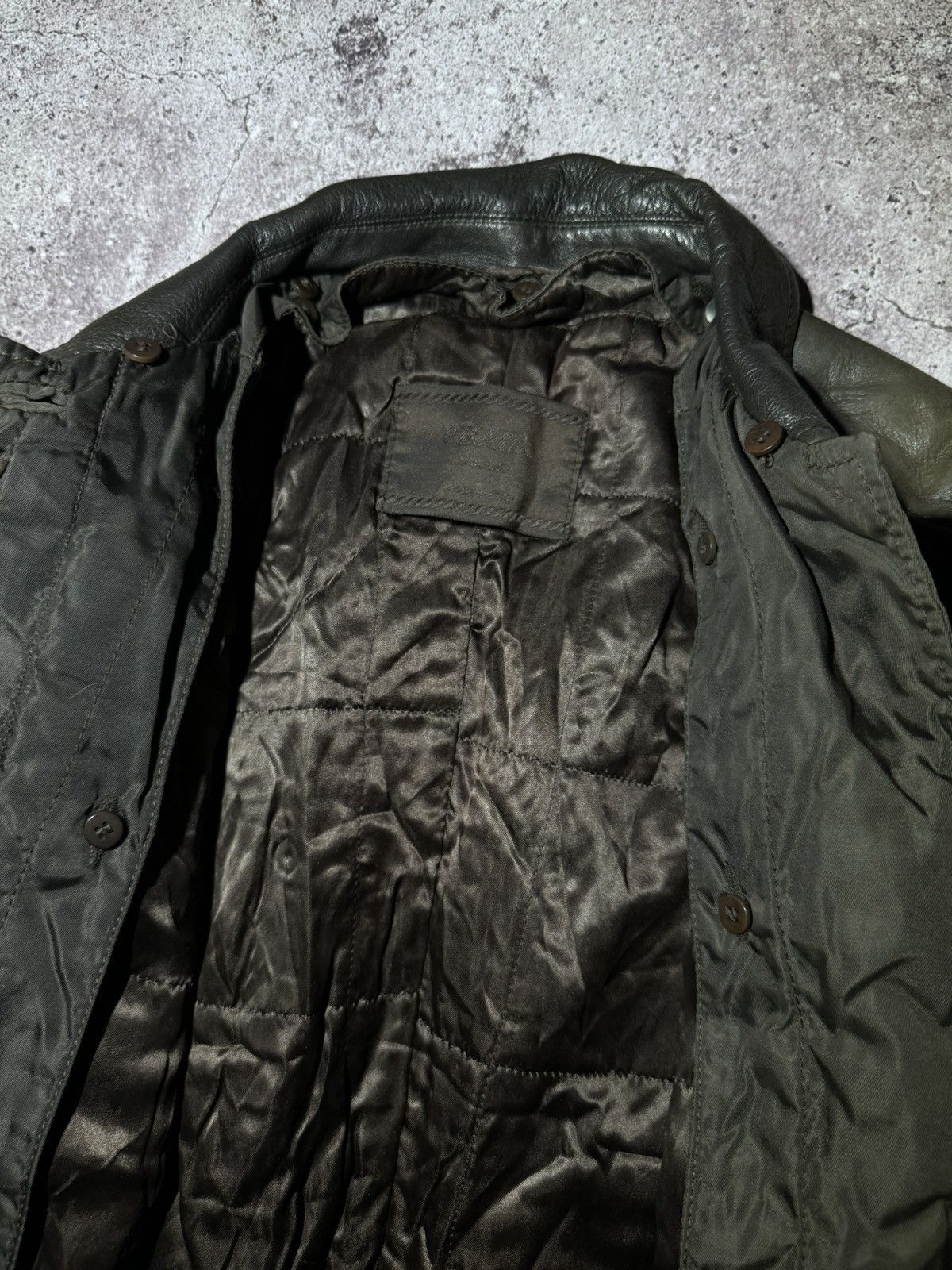 Prada Prada Milano Vintage Luxury Leather Brown Jacket Size S / US 4 / IT 40 - 9 Thumbnail