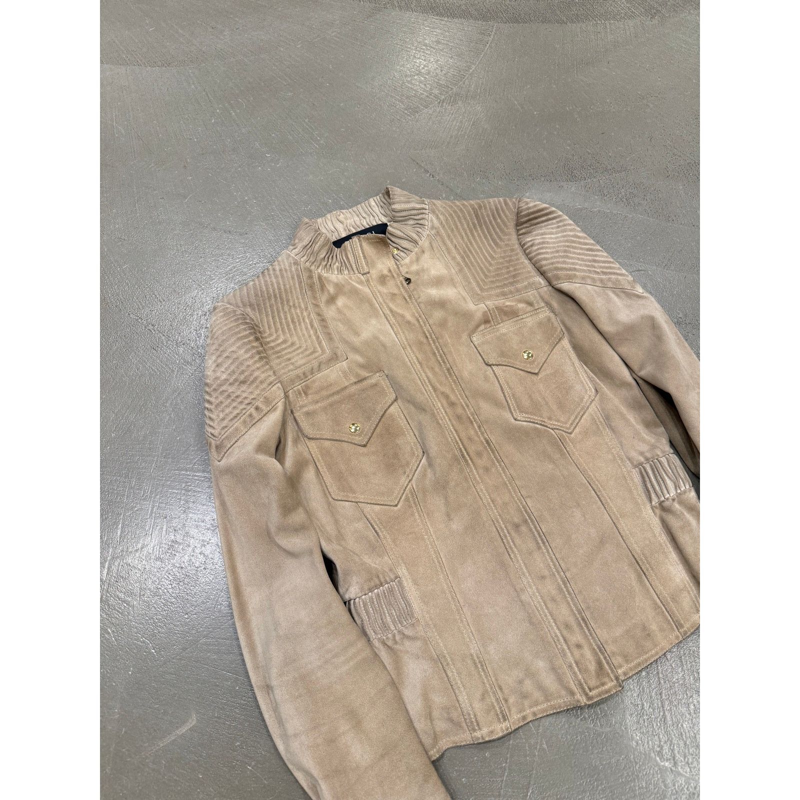 Gucci A/W2004 Gucci by T Ford western paneled suede leather jacket Size US M / EU 48-50 / 2 - 2 Thumbnail