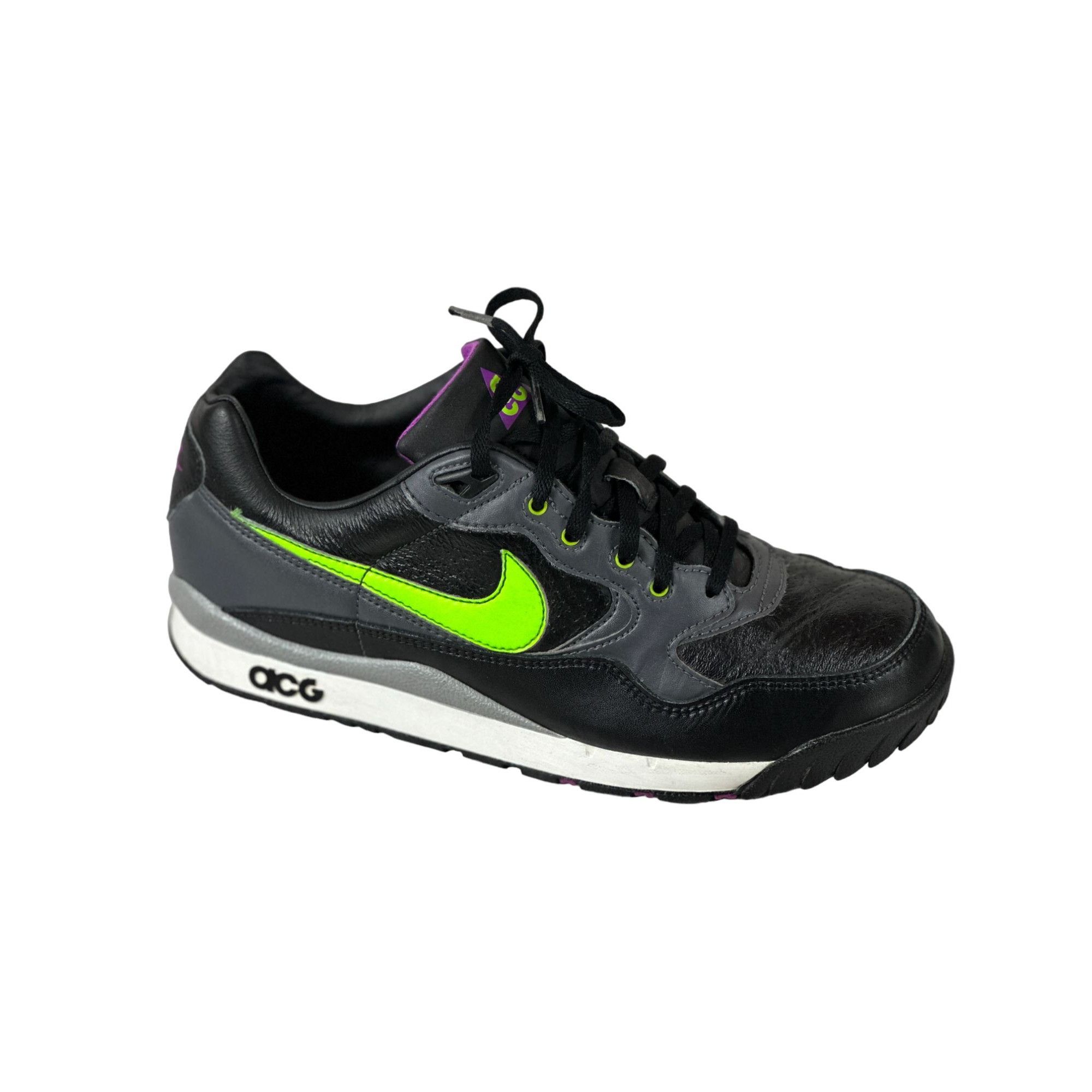 Nike Air ACG Wildwood Black/Neon Green Grey A03116-002 size