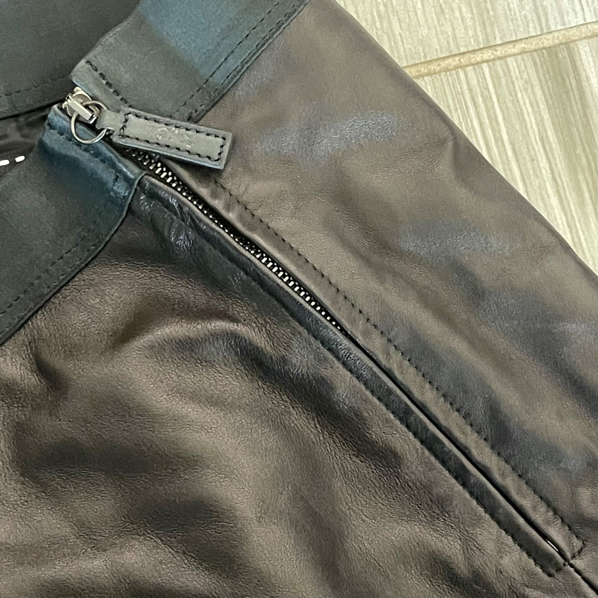 Longchamp NEW LONGCHAMP ITALY BLACK LEATHER WOMEN'S PANTS SZ 36 SMALL Size 27" / US 4 / IT 40 - 5 Thumbnail