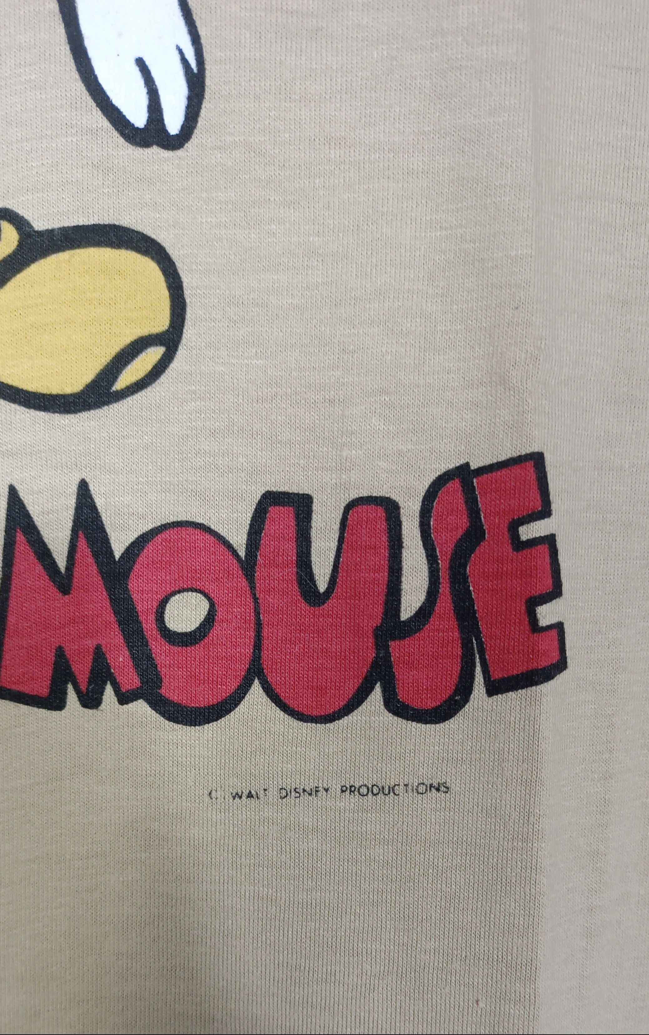 Mickey Mouse Vintage 70s🔥 Mickey Mouse Screen Mirror Ringer Size US S / EU 44-46 / 1 - 4 Thumbnail