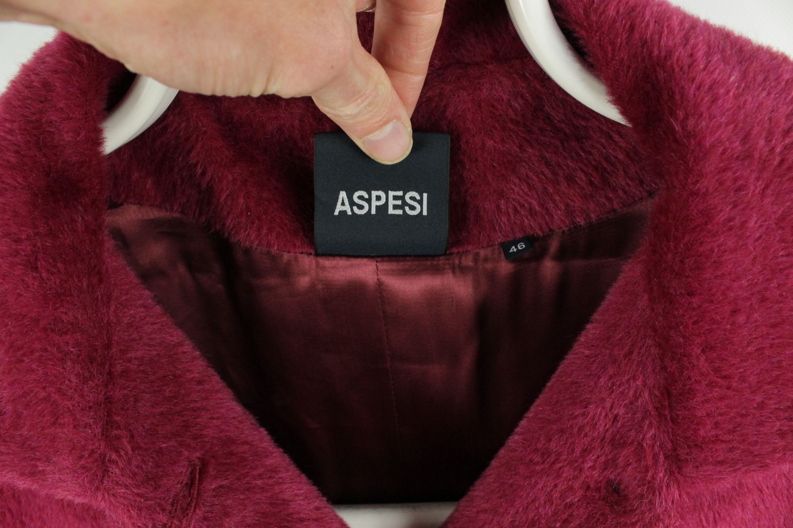 Aspesi Aspesi Loro Piana Alpaca Wool Red Coat Women's Size L / US 10 / IT 46 - 5 Thumbnail