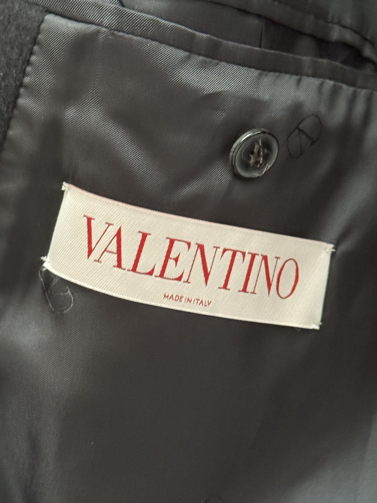 Valentino NEW Men’s Valentino Black Wool Coat IT 50 Size US M / EU 48-50 / 2 - 11 Thumbnail