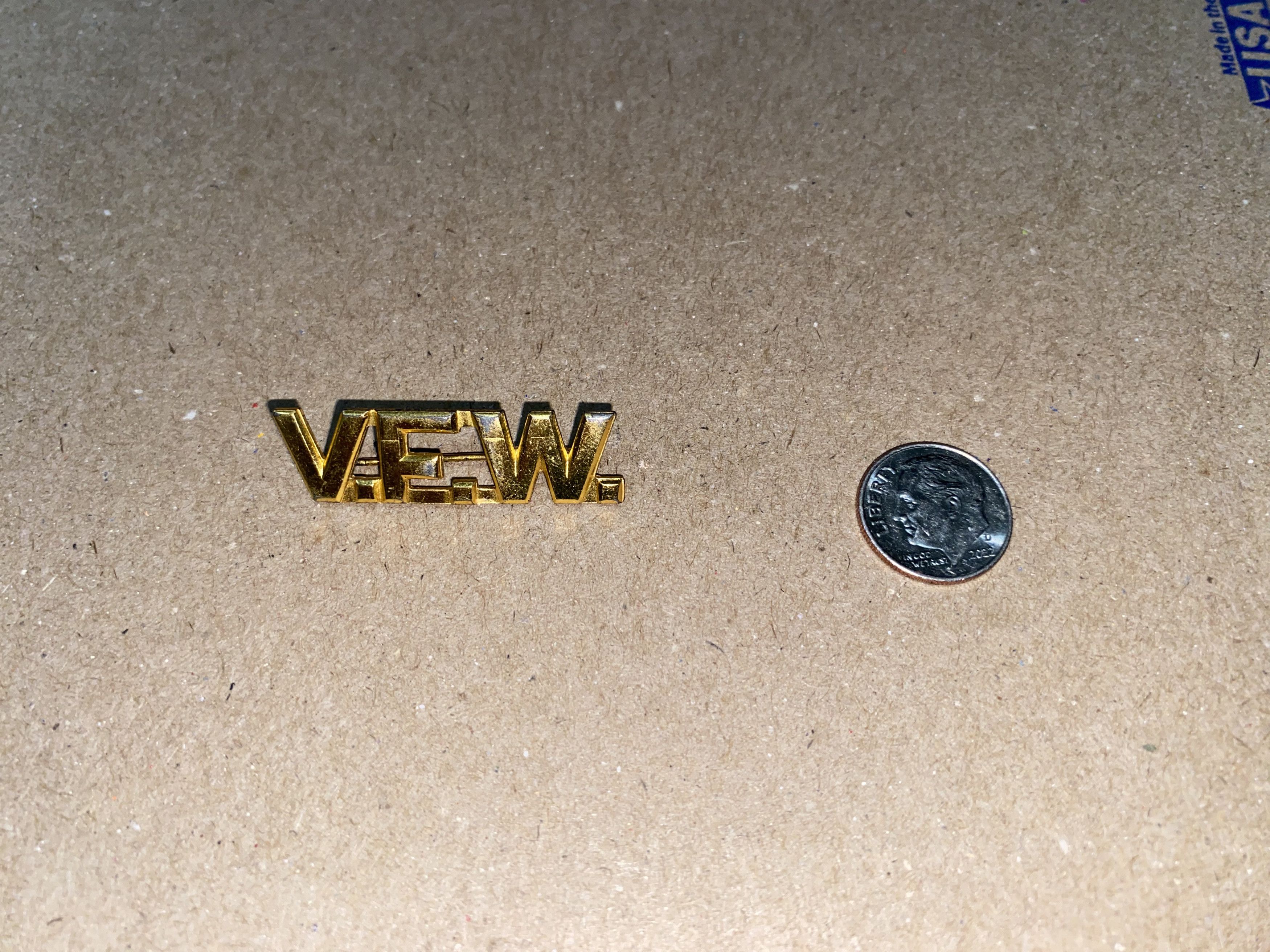 Other V.F.W. vintage VFW Enamel Pin Brooch Veterans Foreign Wars Size ONE SIZE - 4 Thumbnail