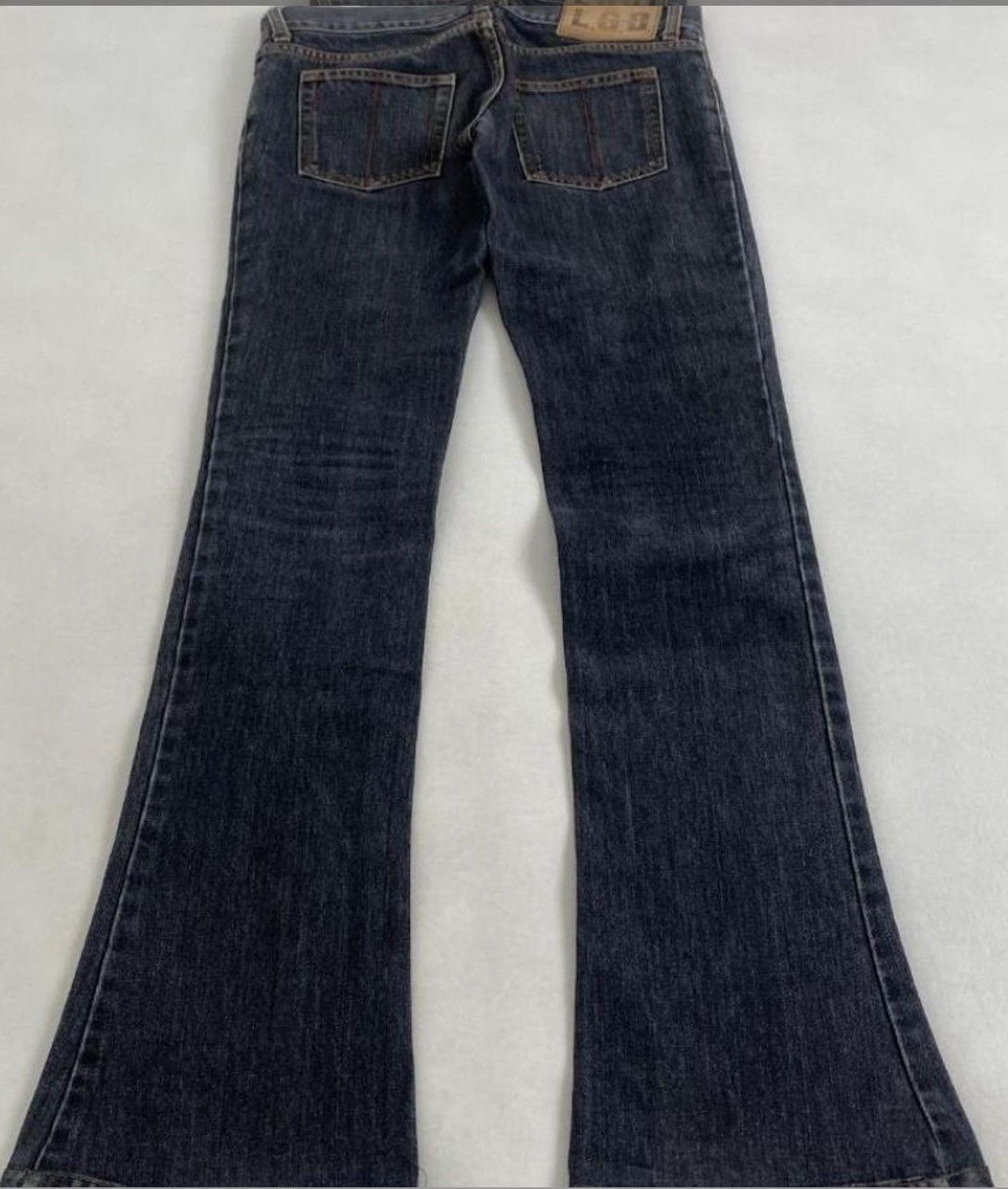 Japanese Brand Le grande bleu navy bootcut denim Size US 30 / EU 46 - 2 Thumbnail