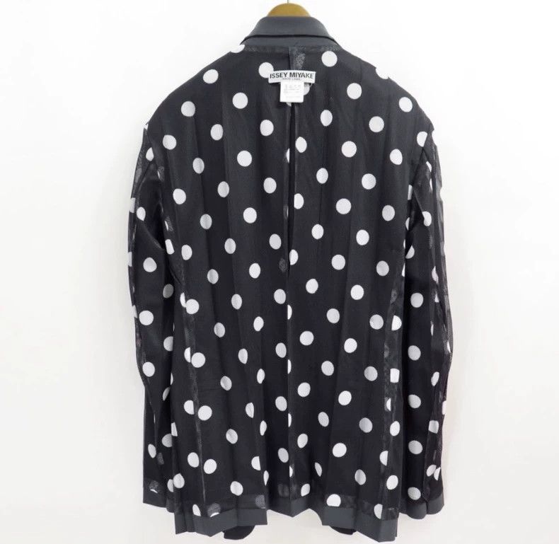 Issey Miyake issey miyake size:2 Pleated polka dot suit dress Size 42" / US 20 - 8 Thumbnail