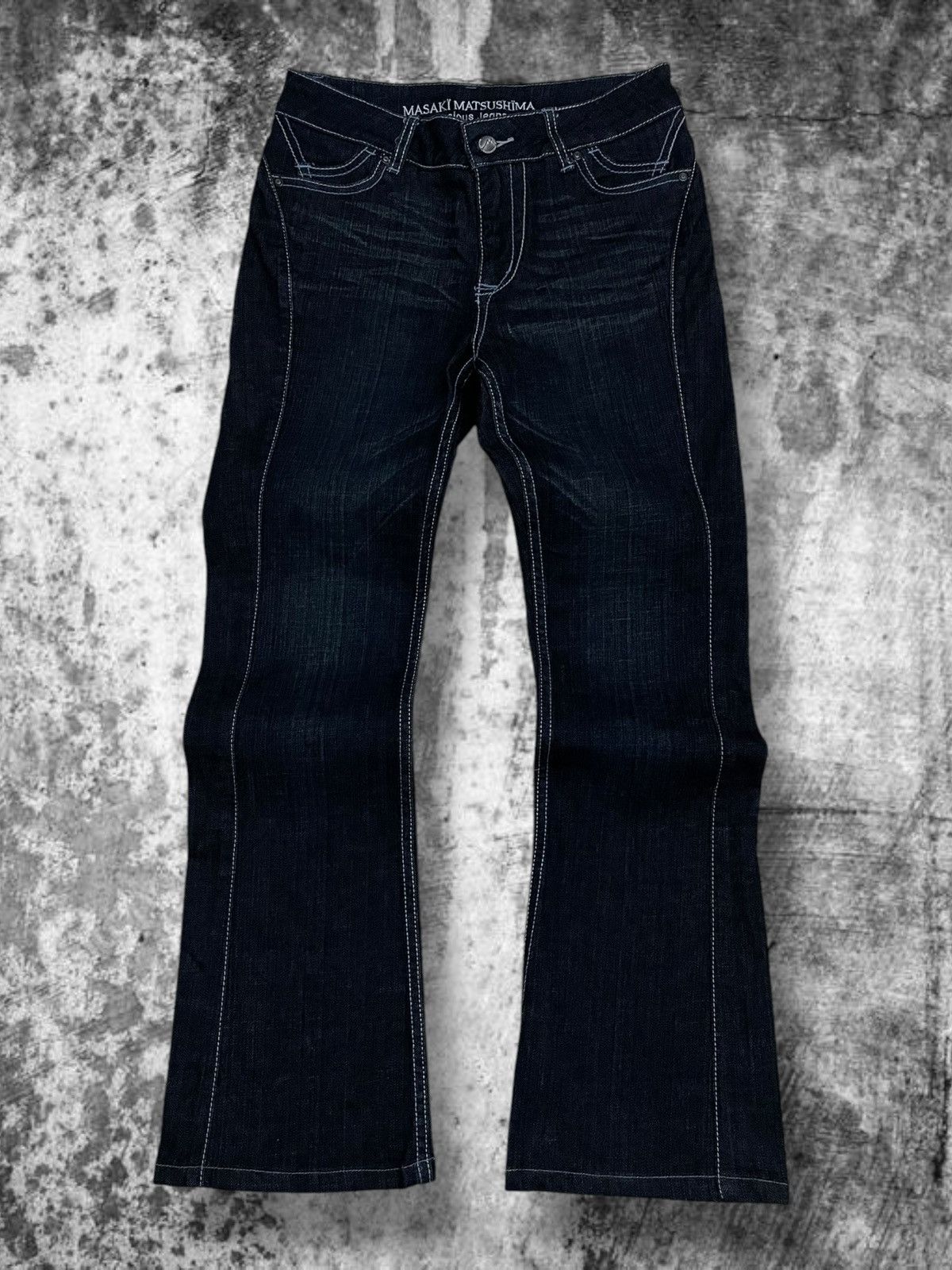 Vintage Japan Designer Matsaki Matsuhima Flared Denim