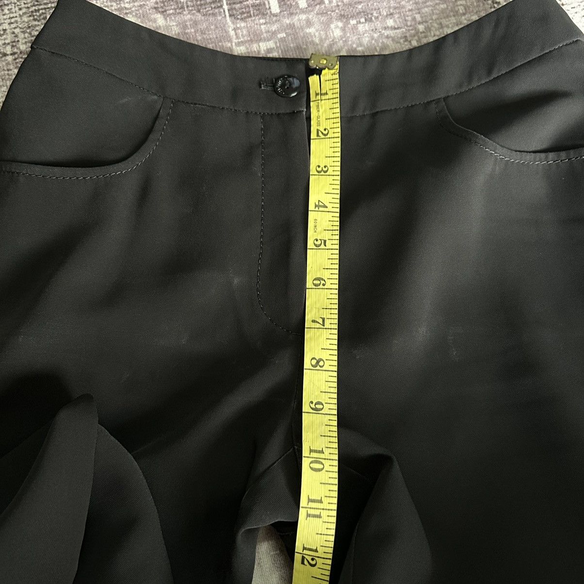Chanel Vintage Chanel Trousers Black Pants Size 27" / US 4 / IT 40 - 19 Thumbnail