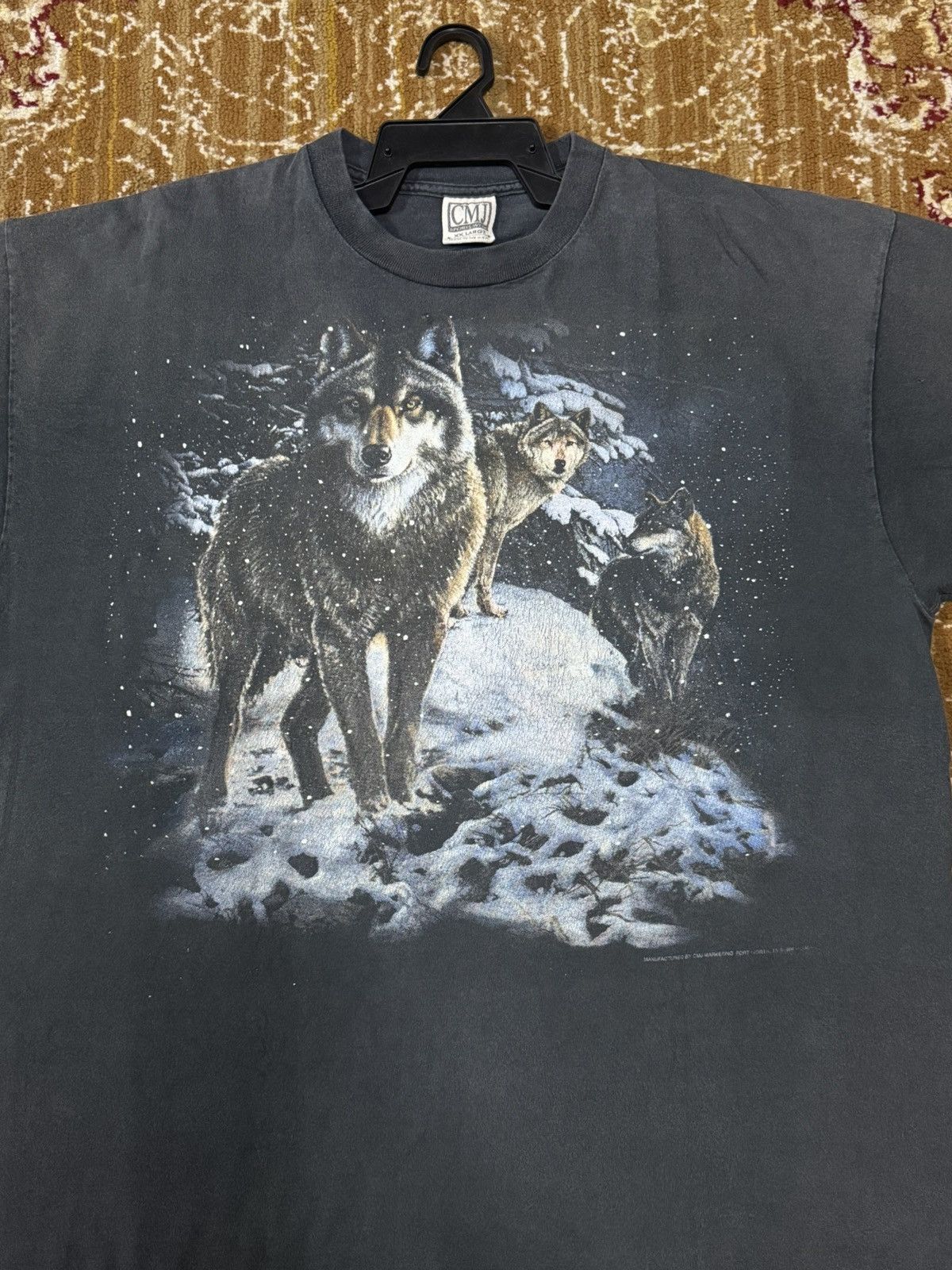 Vintage VINTAGE 90s WOLF EAGLE 😘 Size US XXL / EU 58 / 5 - 3 Thumbnail