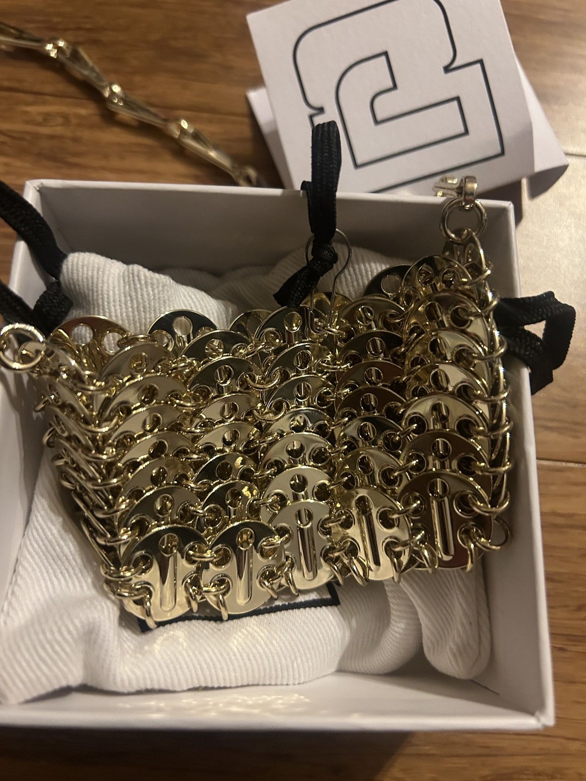 Paco Rabanne RABANNE Gold Micro 1969 Bag Size ONE SIZE - 5 Thumbnail