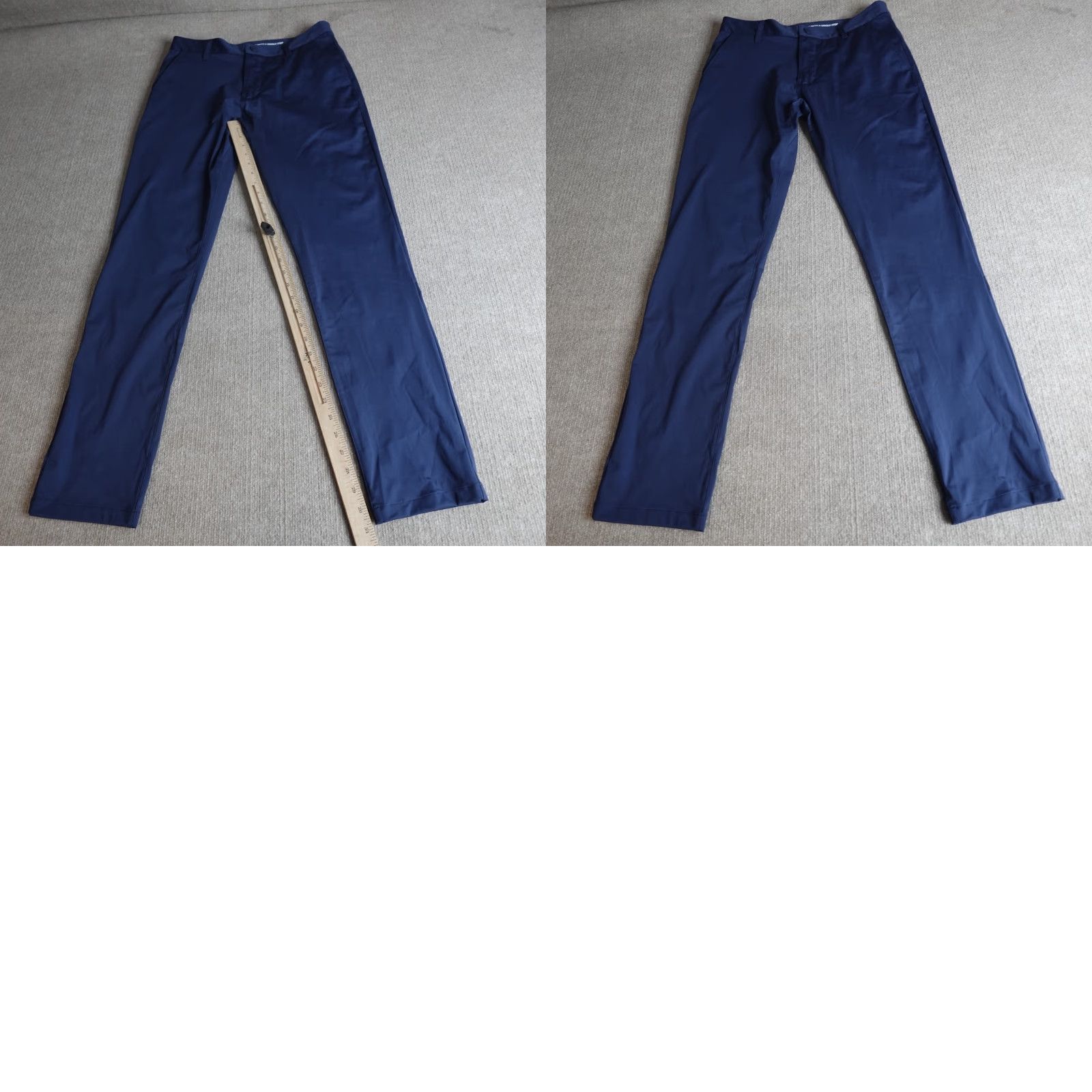 Rhone Rhone Pants 31 x 31 Blue Solid Navy Slim Straight Chino Men 31in Inseam 31in Front Flat Patch Slash Pocket Summer Spring Fall Casual Size US 31 - 8 Thumbnail