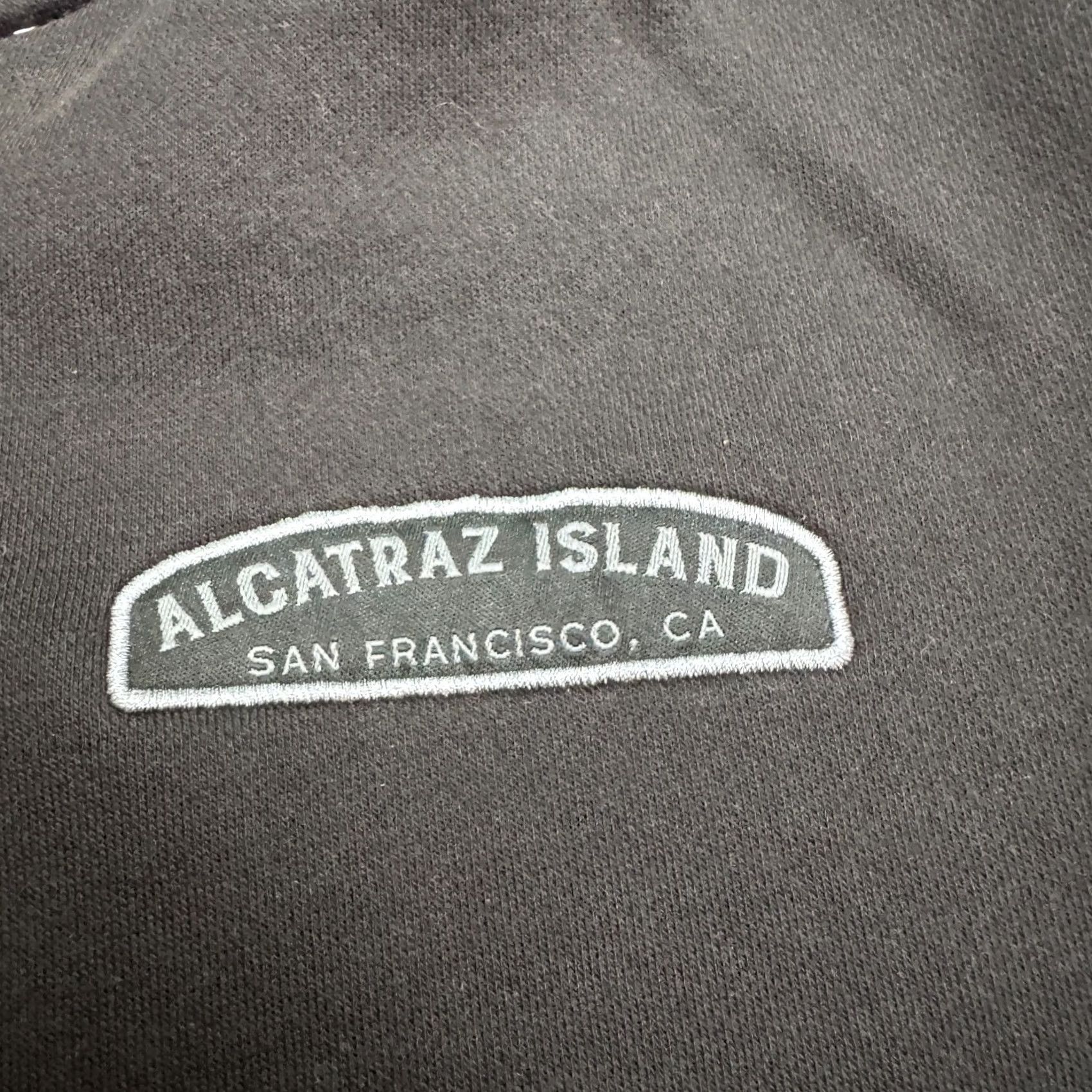 Vintage Golden Gate National Parks Alcatraz Island Bomber Jacket M Black Gray Vintage-Style? No Size US M / EU 48-50 / 2 - 3 Thumbnail