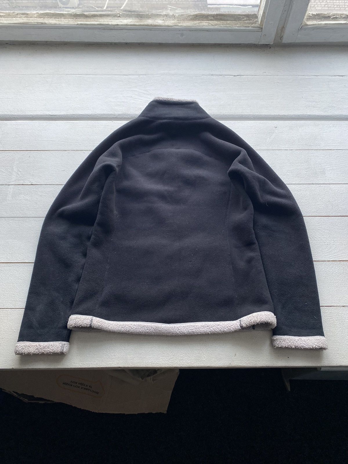 Oakley × Vintage 🔥90s Oakley Fleece Zip Sweatshirt Black Womens Medium Logo Size M / US 6-8 / IT 42-44 - 14 Thumbnail