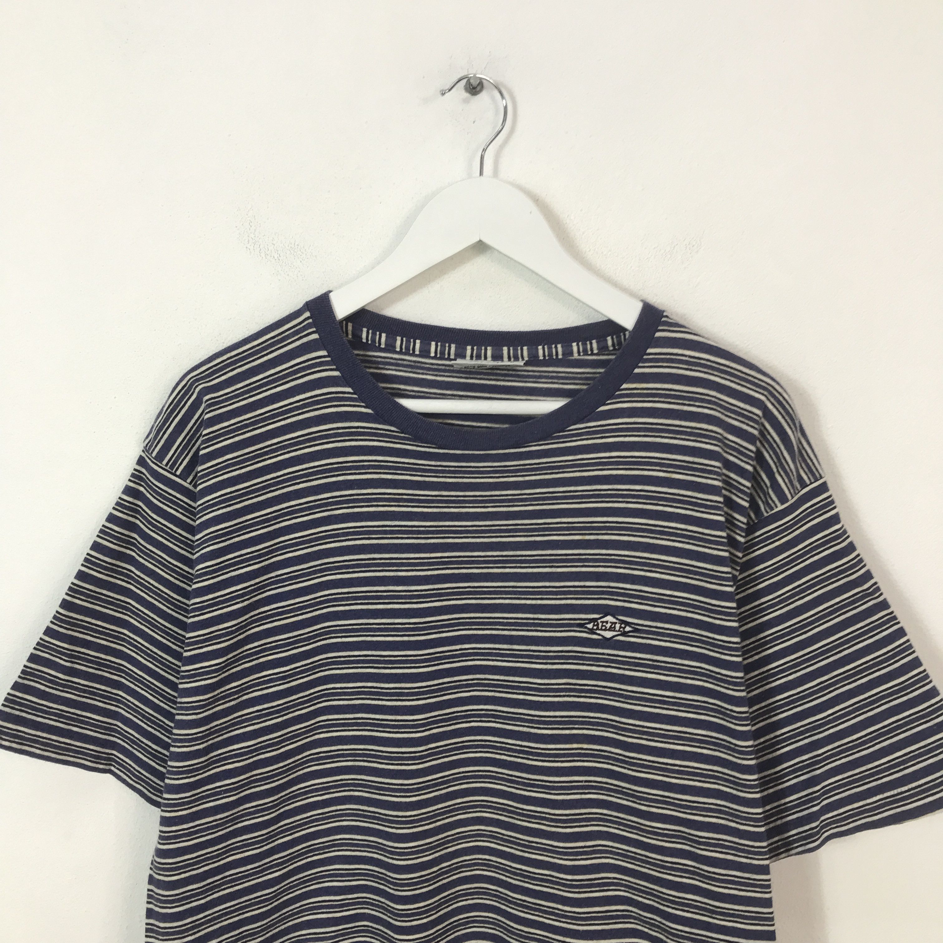 Vintage vintage bear striped t-shirt Size US L / EU 52-54 / 3 - 2 Thumbnail