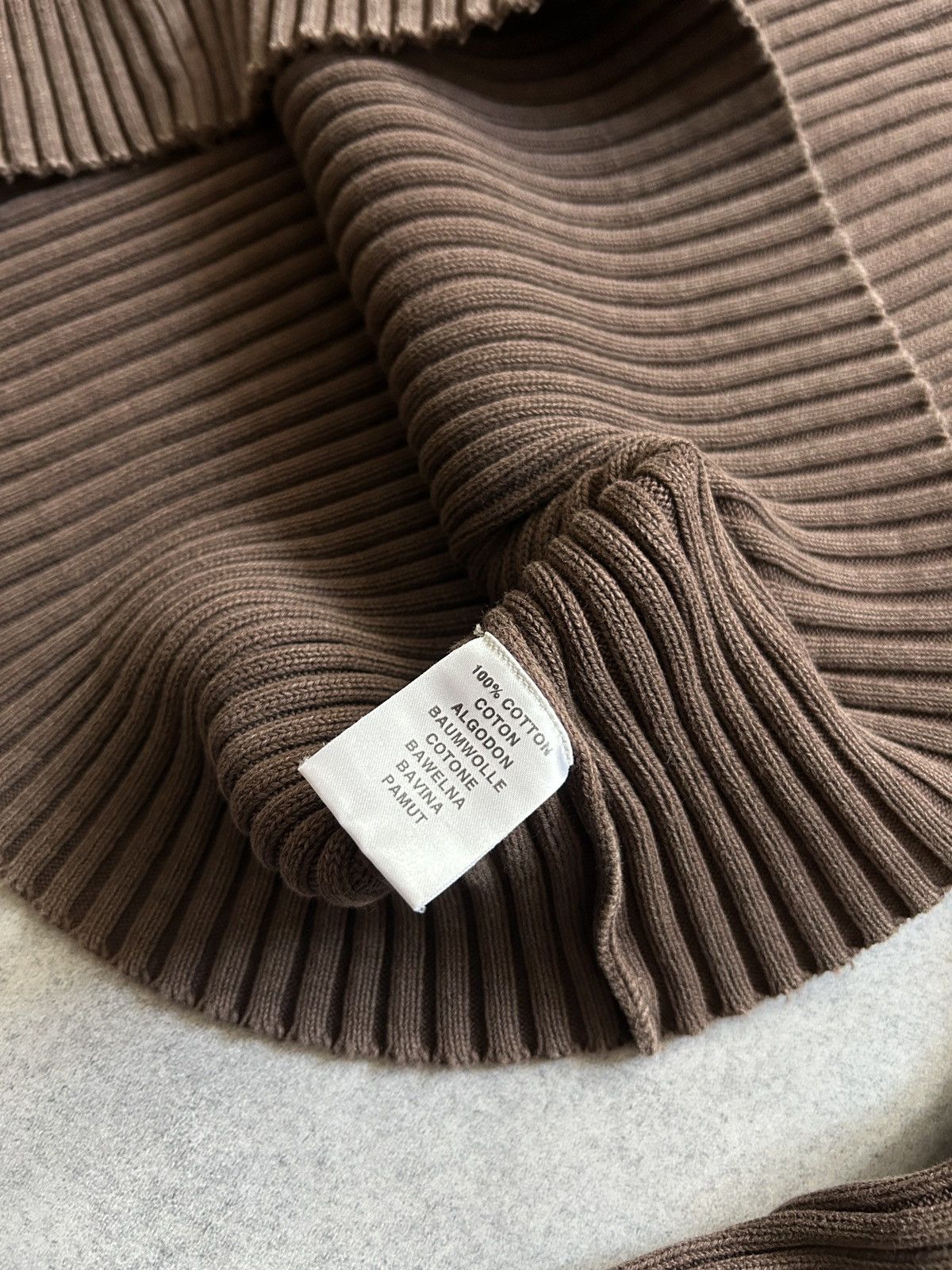Japanese Brand Vintage Brown Sweatshirt 1/4 zip avant-garden mens Size US M / EU 48-50 / 2 - 5 Thumbnail