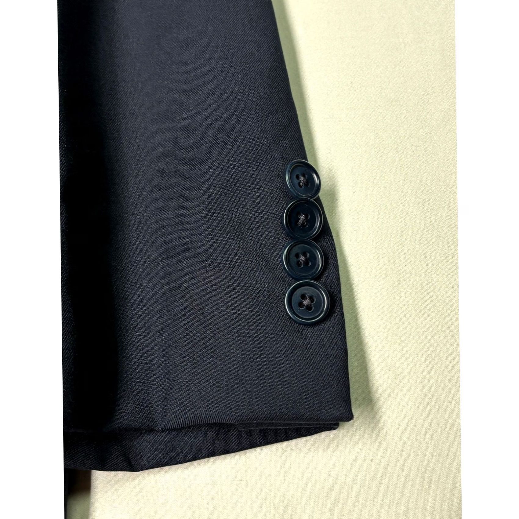 Brooks Brothers Brooks Brothers 1818 Fitzgerald x Estrato Navy Blue Wool Blazer Mens 42R USA Size 54R - 3 Thumbnail