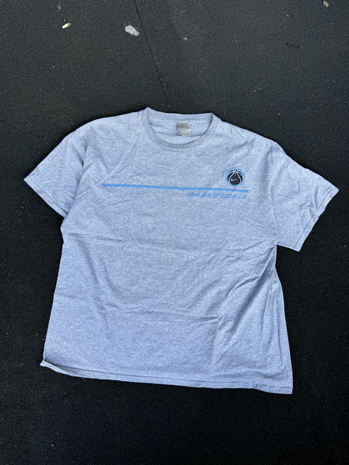 Nike × Vintage Silver tag Nike basketball tee Size US XXL / EU 58 / 5 - 1 Thumbnail