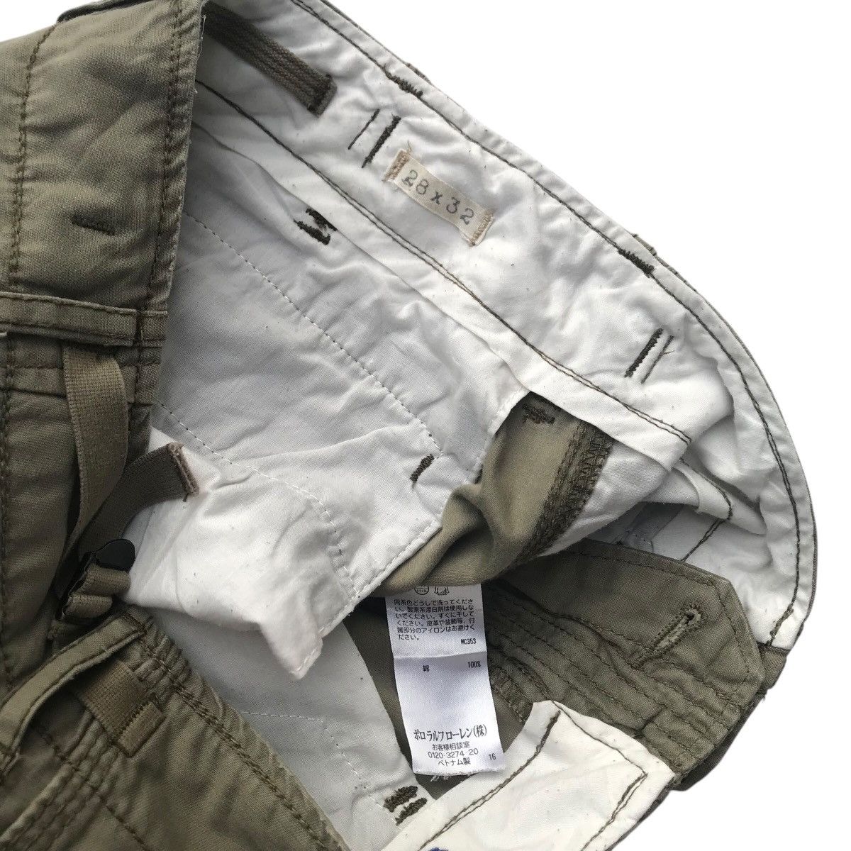 Ralph Lauren Denim Supply Ralph Lauren Mens Cargo Military Style Pants Size US 30 / EU 46 - 7 Thumbnail