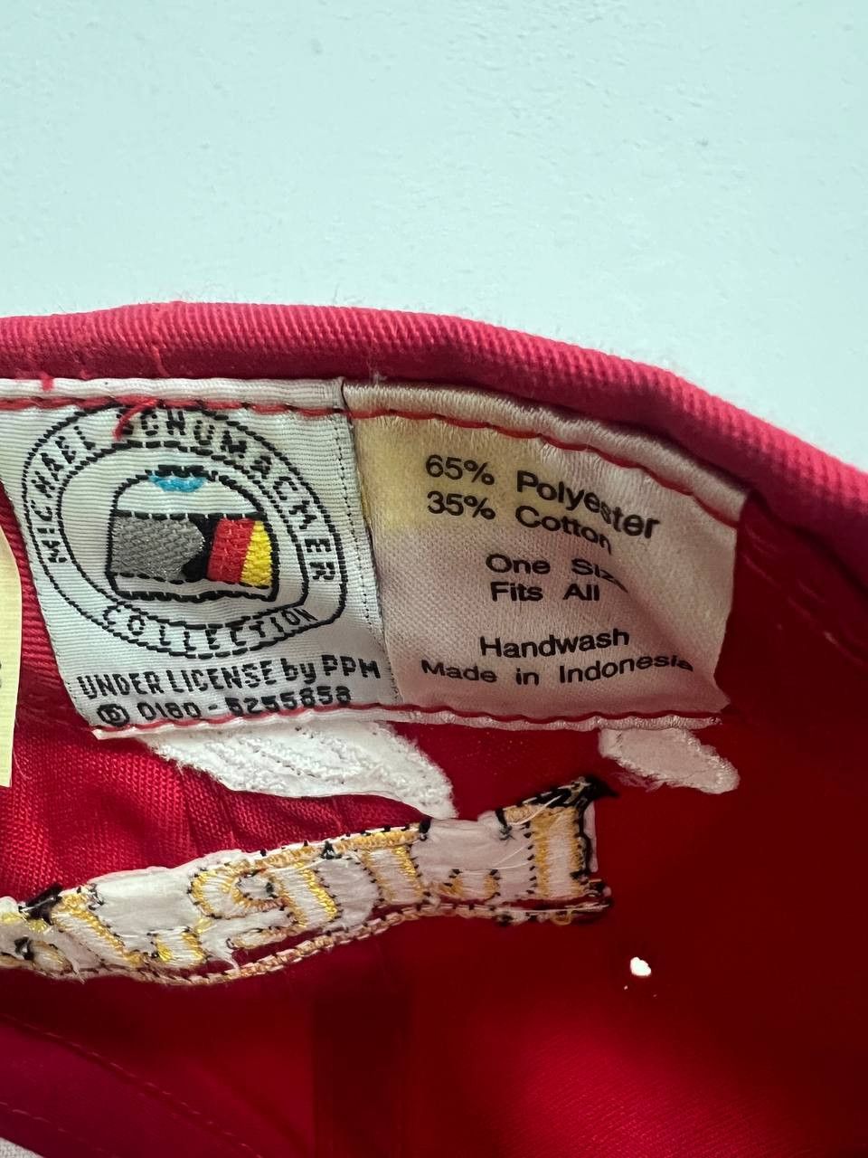 Ferrari × Formula 1 Michael Schumacher Ferrari F1 Dekra Vintage 90s RARE Cap PPM Size ONE SIZE - 10 Thumbnail