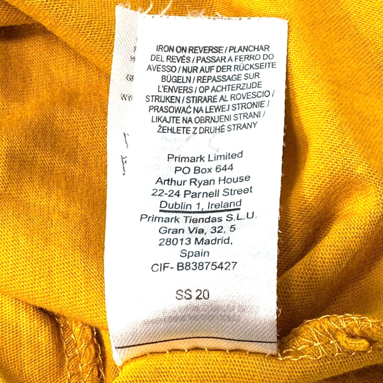 Primark Primark T-Shirt Men's UK Size L Yellow Minimal Effort Size US L / EU 52-54 / 3 - 9 Thumbnail